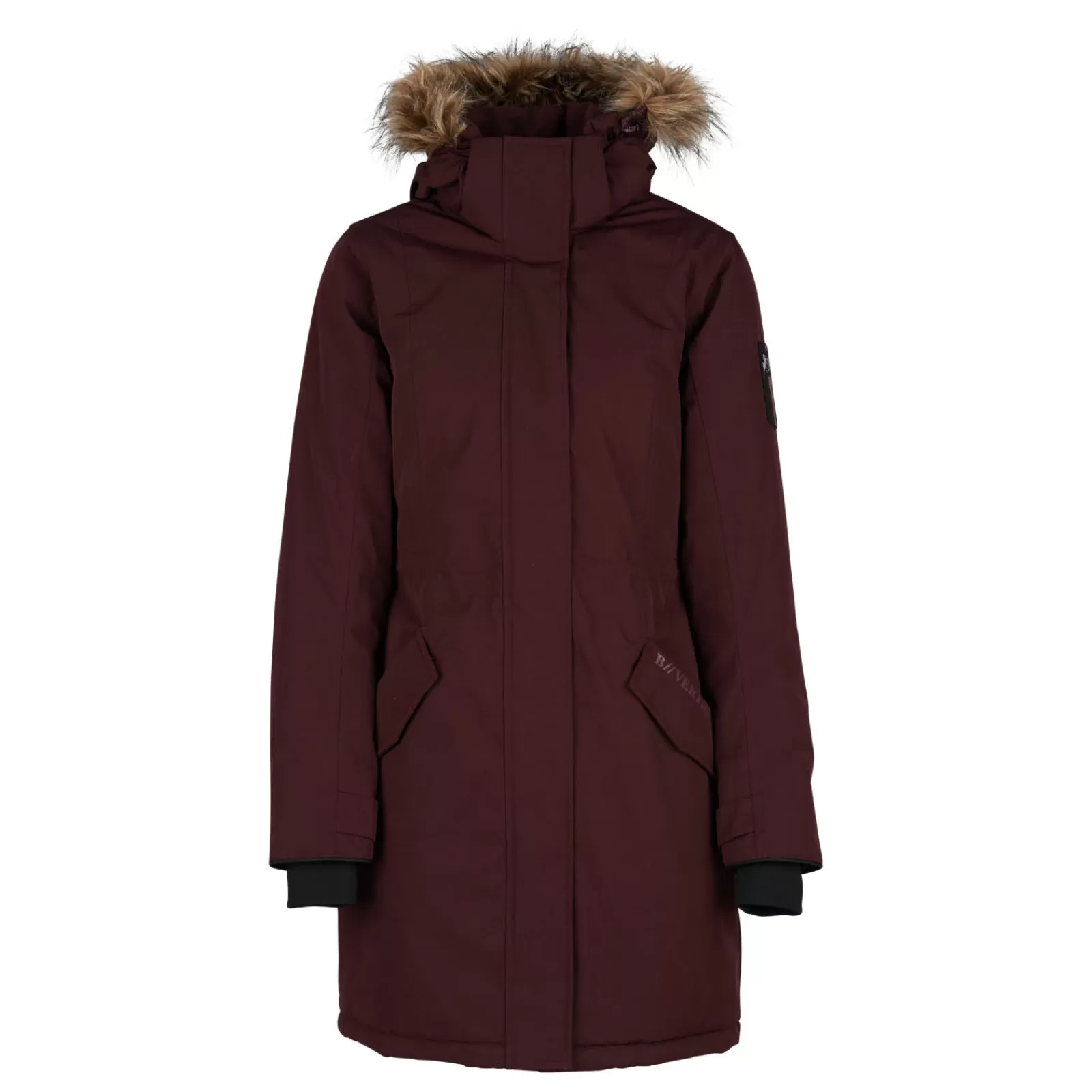 Cheap bvertigo B Vertigo Gwyneth Naisten Talviparkatakki Fig Wine Red