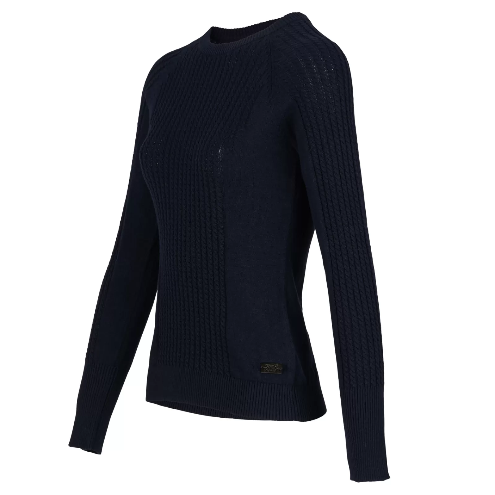 Clearance bvertigo B Vertigo Rachel Naisten Palmikkoneulepaita Dark Navy