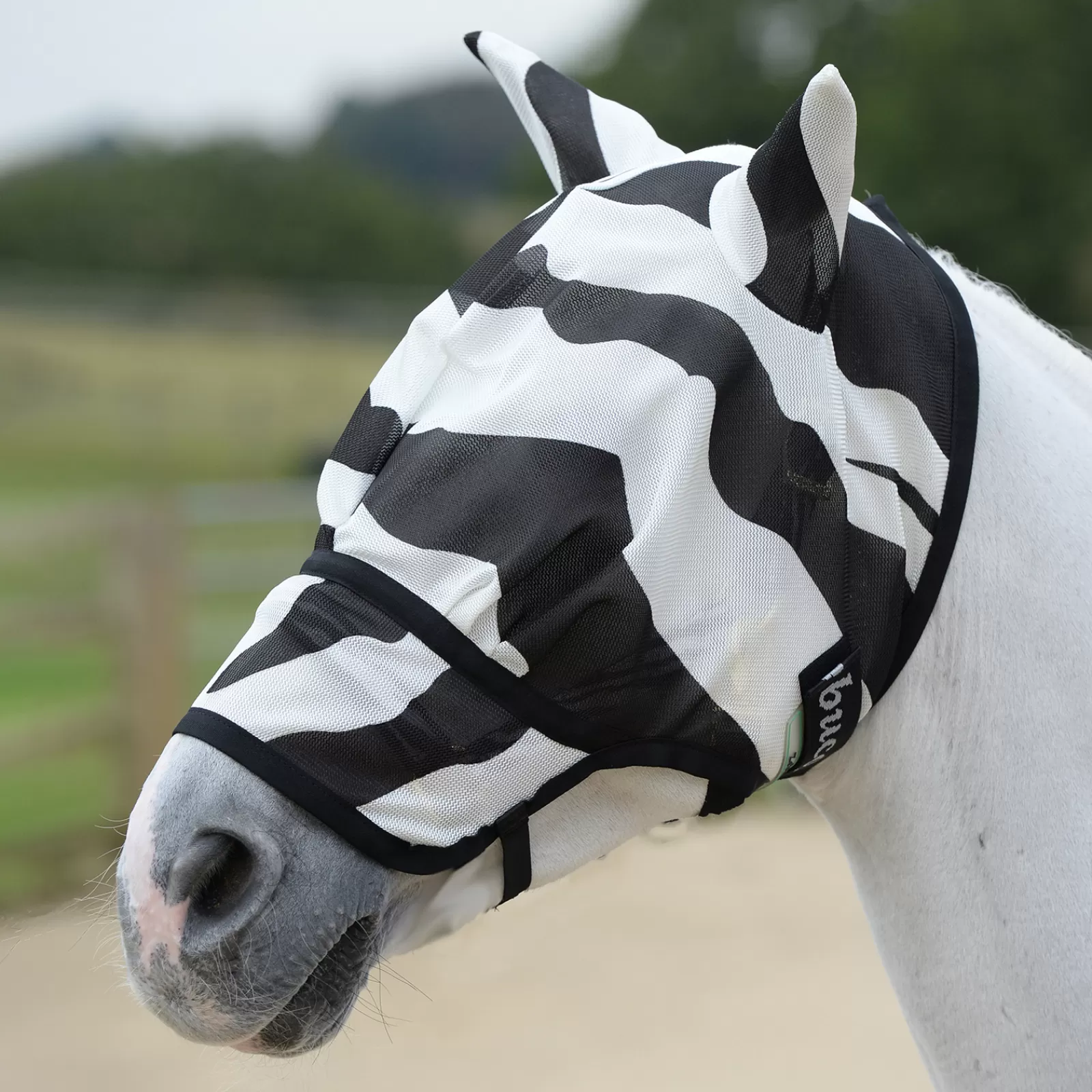 bucas Buzz-Off Deluxe Karpasmaski Zebra Print Discount