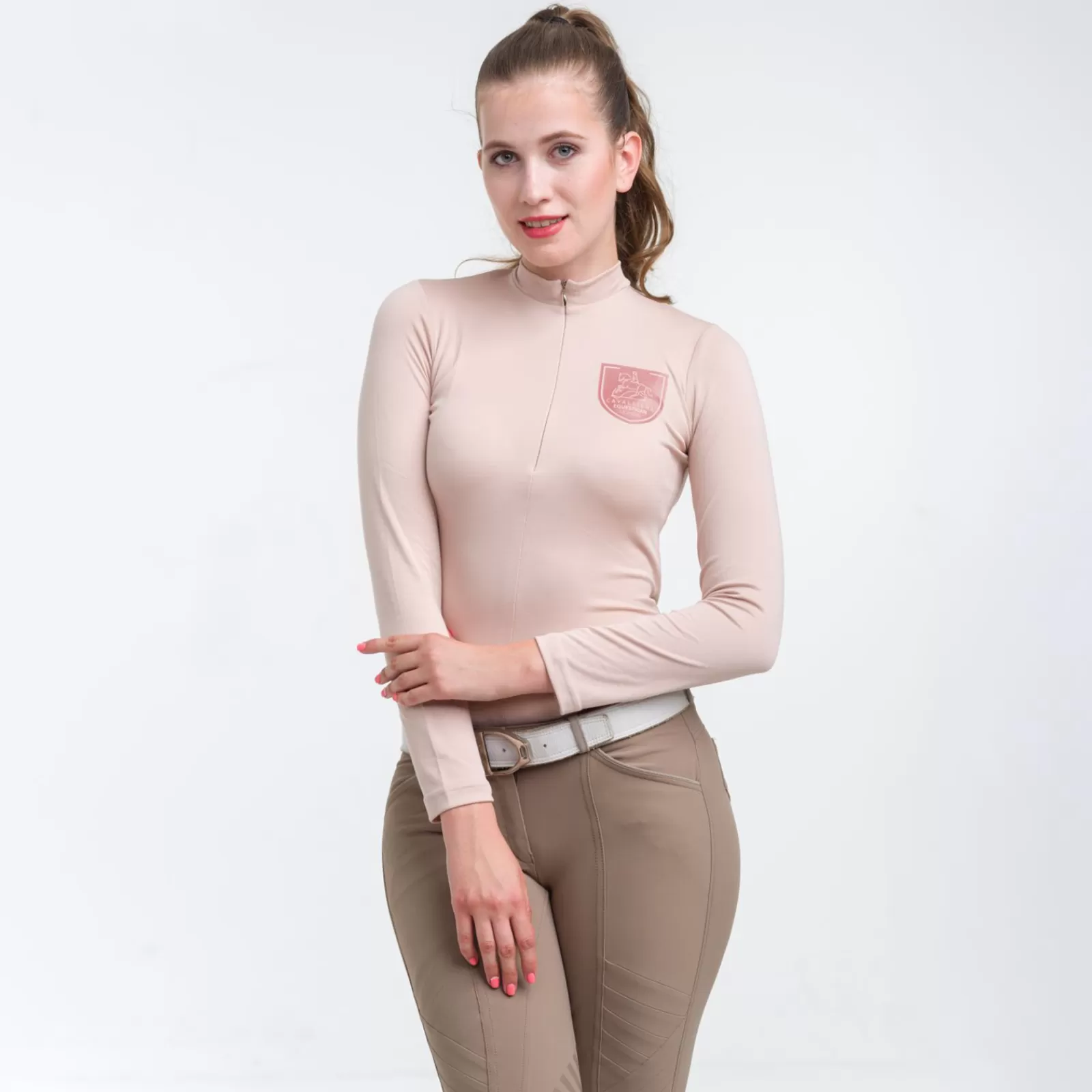 Hot cavalliera Eco Top Long Sleeve Light Pink