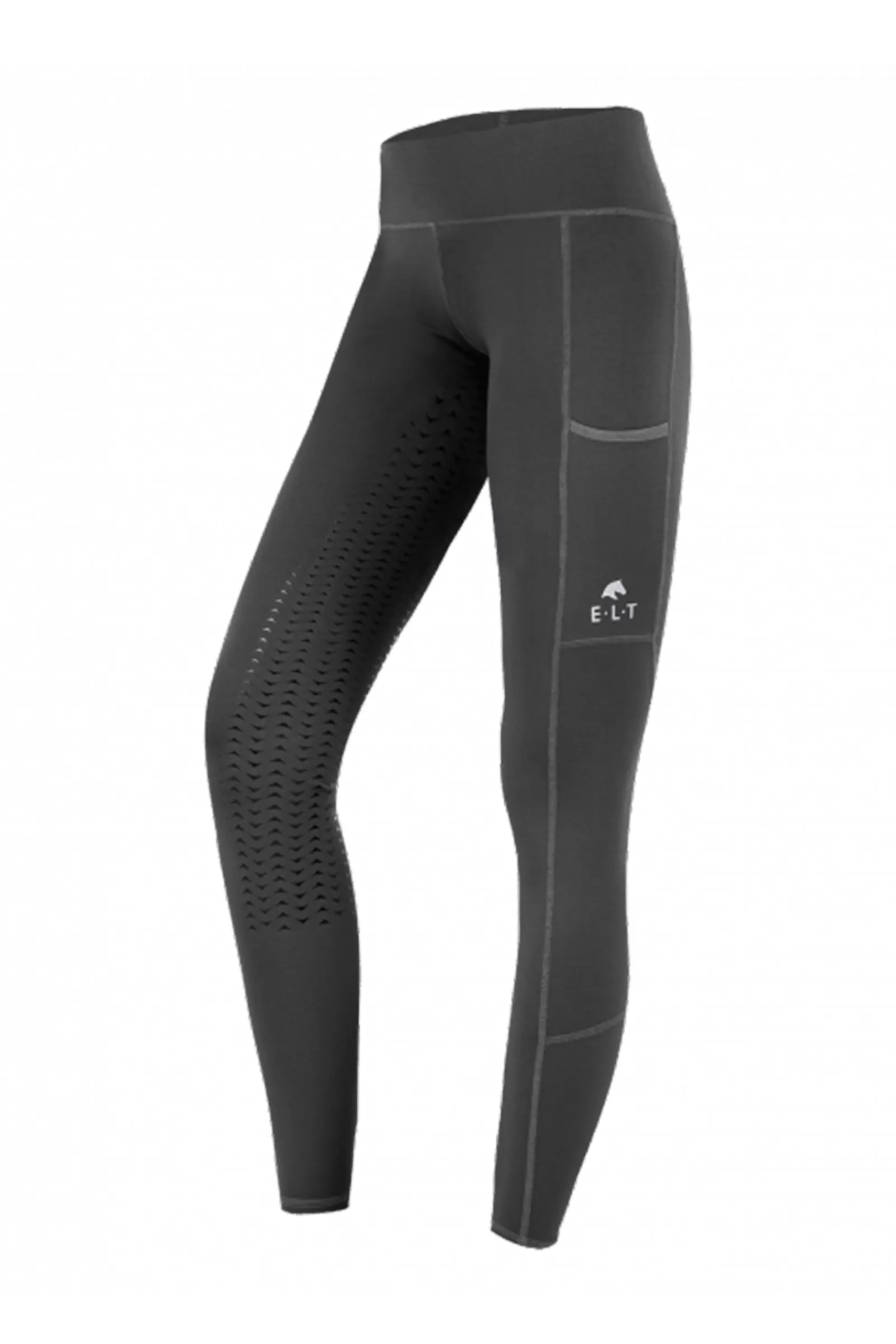 Store elt Ella Women'S Full Grip Riding Tights Ash Grey