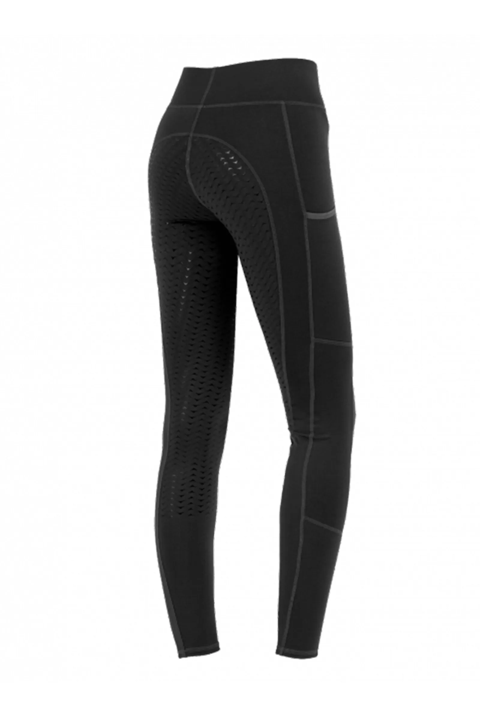 Online elt Ella Women'S Full Grip Thermo Riding Tights Black