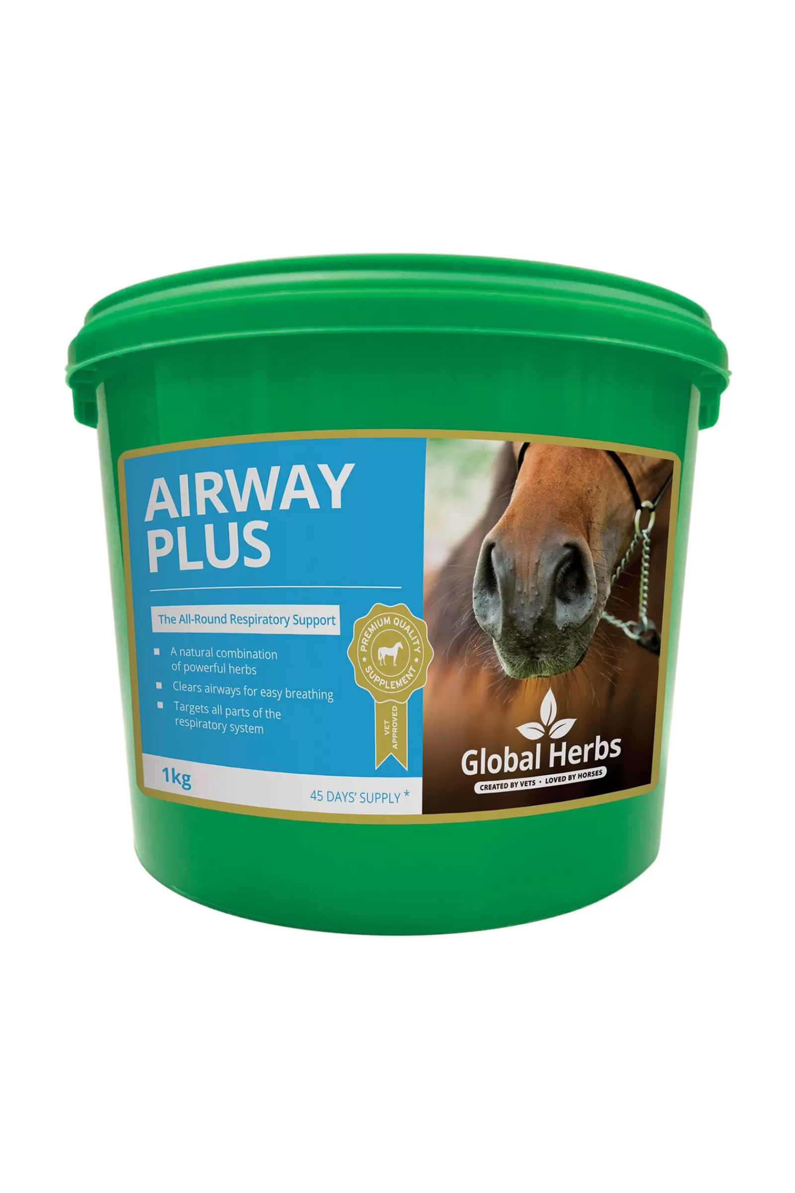 globalherbs Global Herbs Airwayplus, 1 Kg Ei Maaritelty Flash Sale