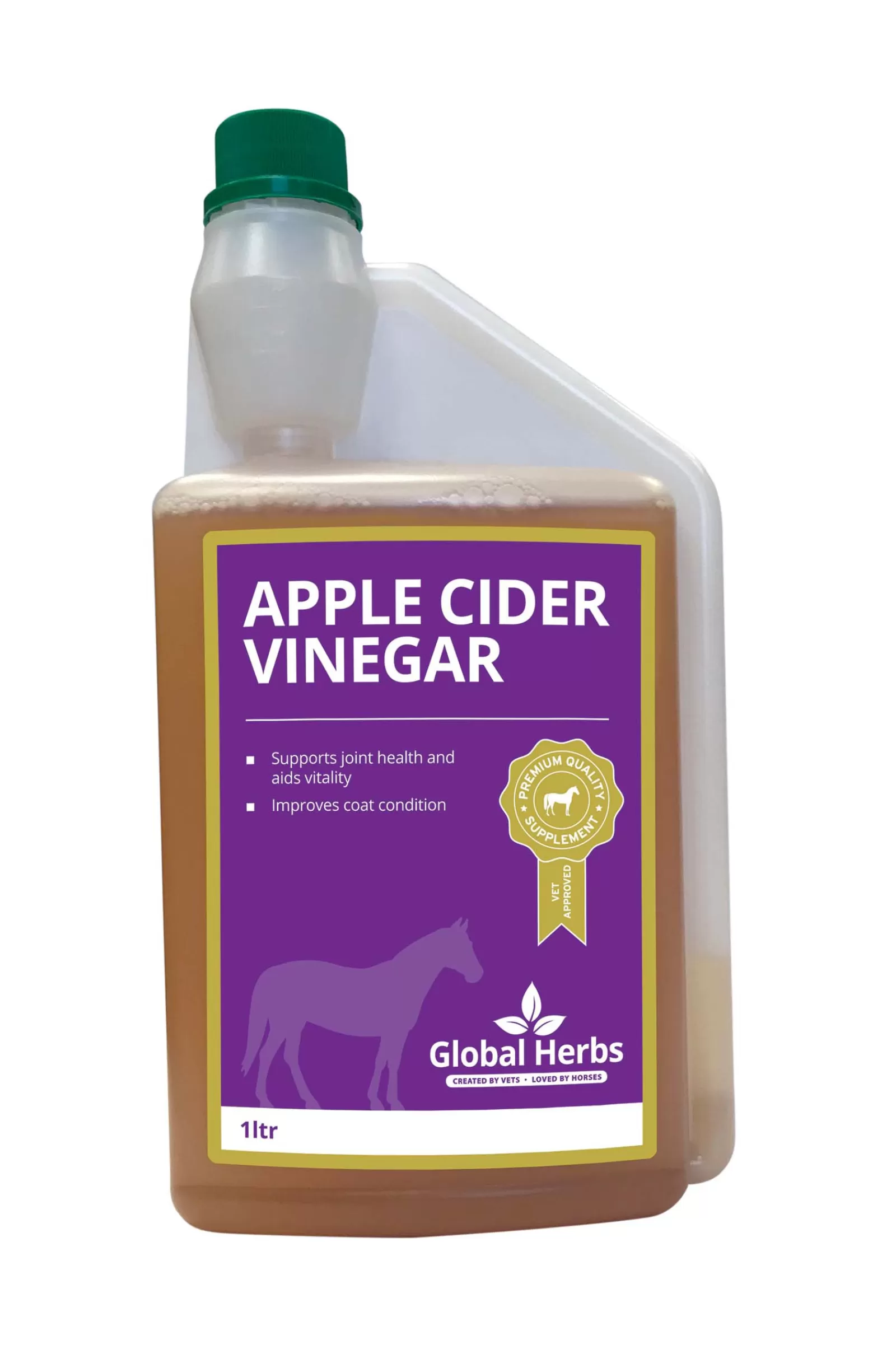 globalherbs Global Herbs Apple Cider Vinegar, 1 L - Equine Ei Maaritelty Cheap