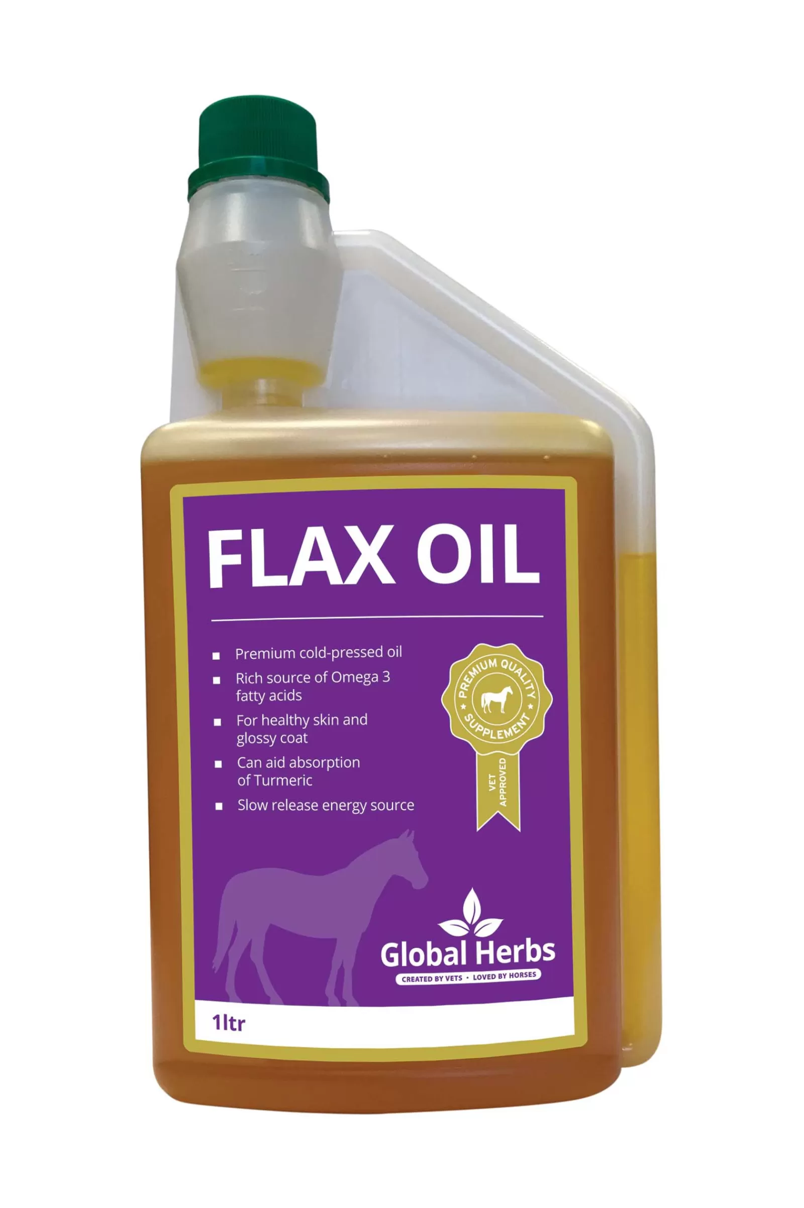 globalherbs Global Herbs Flax Oil, 1 L Ei Maaritelty Online