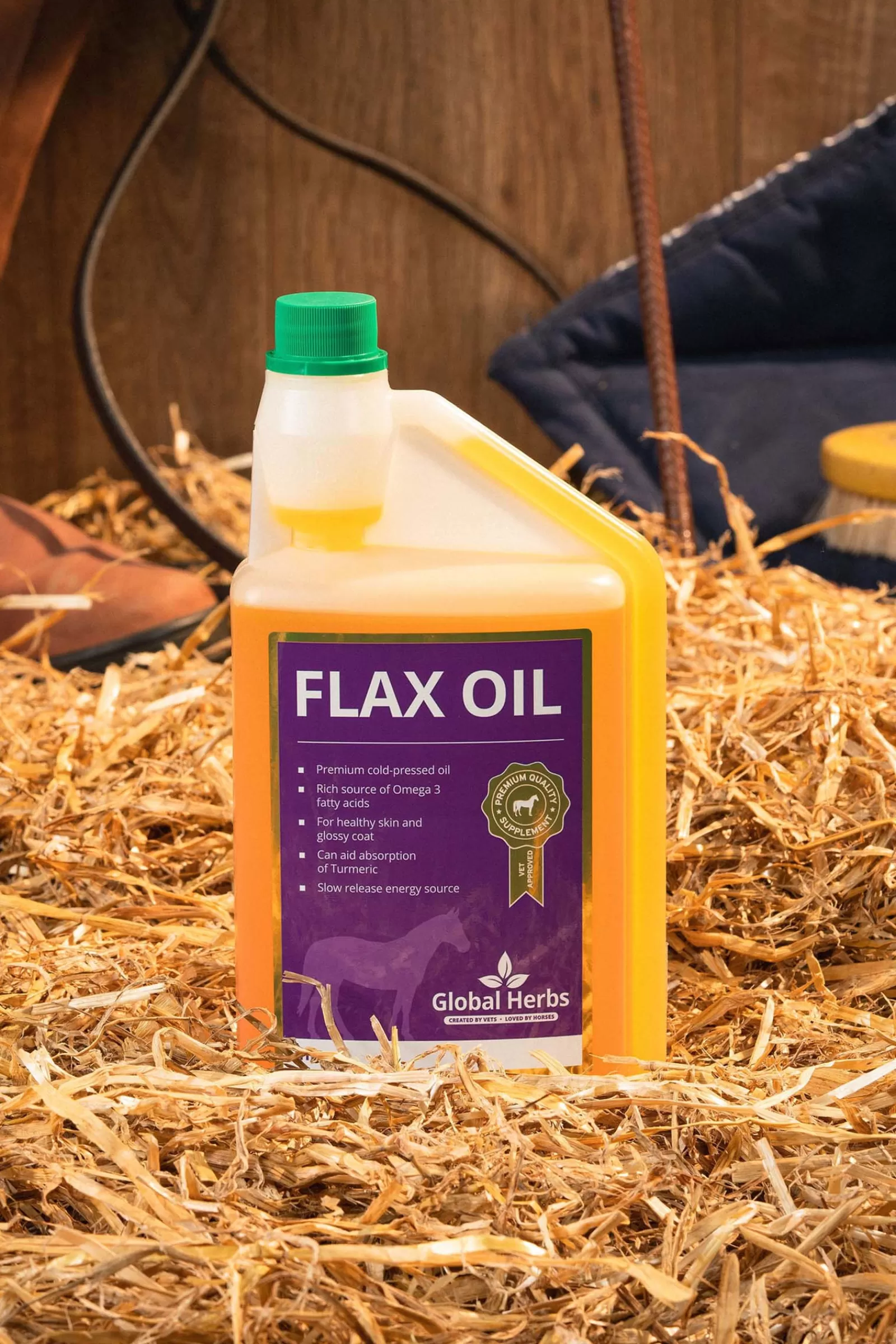 globalherbs Global Herbs Flax Oil, 1 L Ei Maaritelty Online