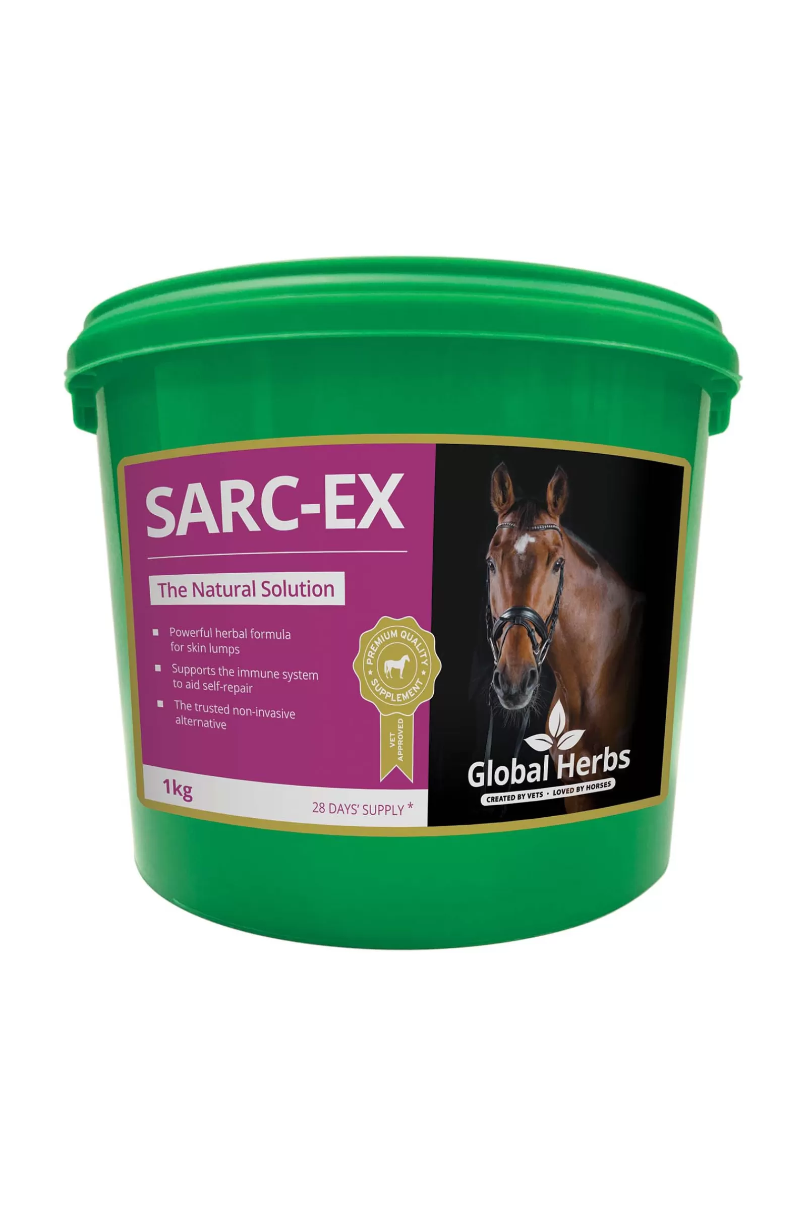 globalherbs Global Herbs Sarc-Ex, 1 Kg Ei Maaritelty New