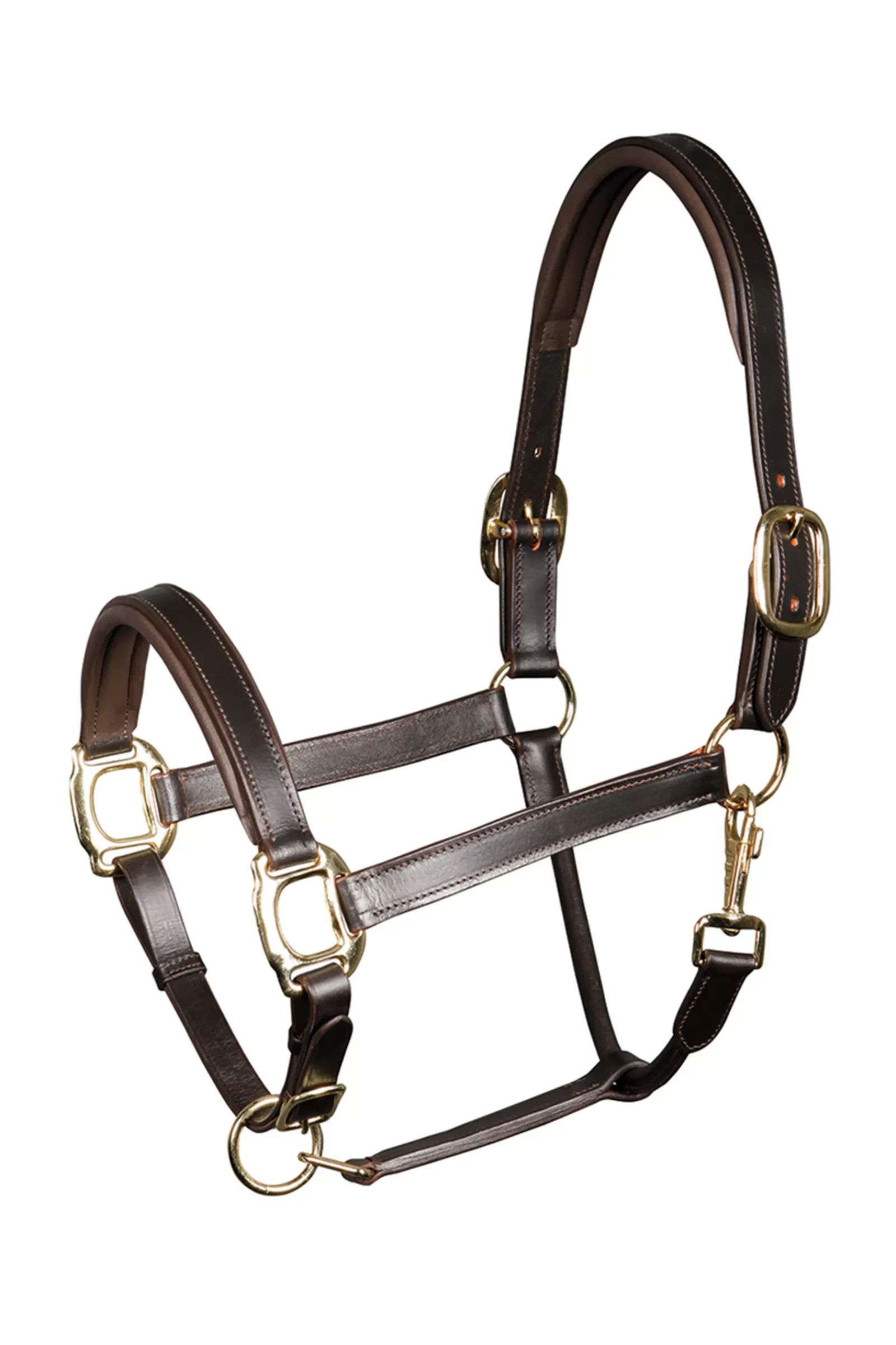 harryshorse Harry'S Horse Padded Leather Headcollar Brown Cheap