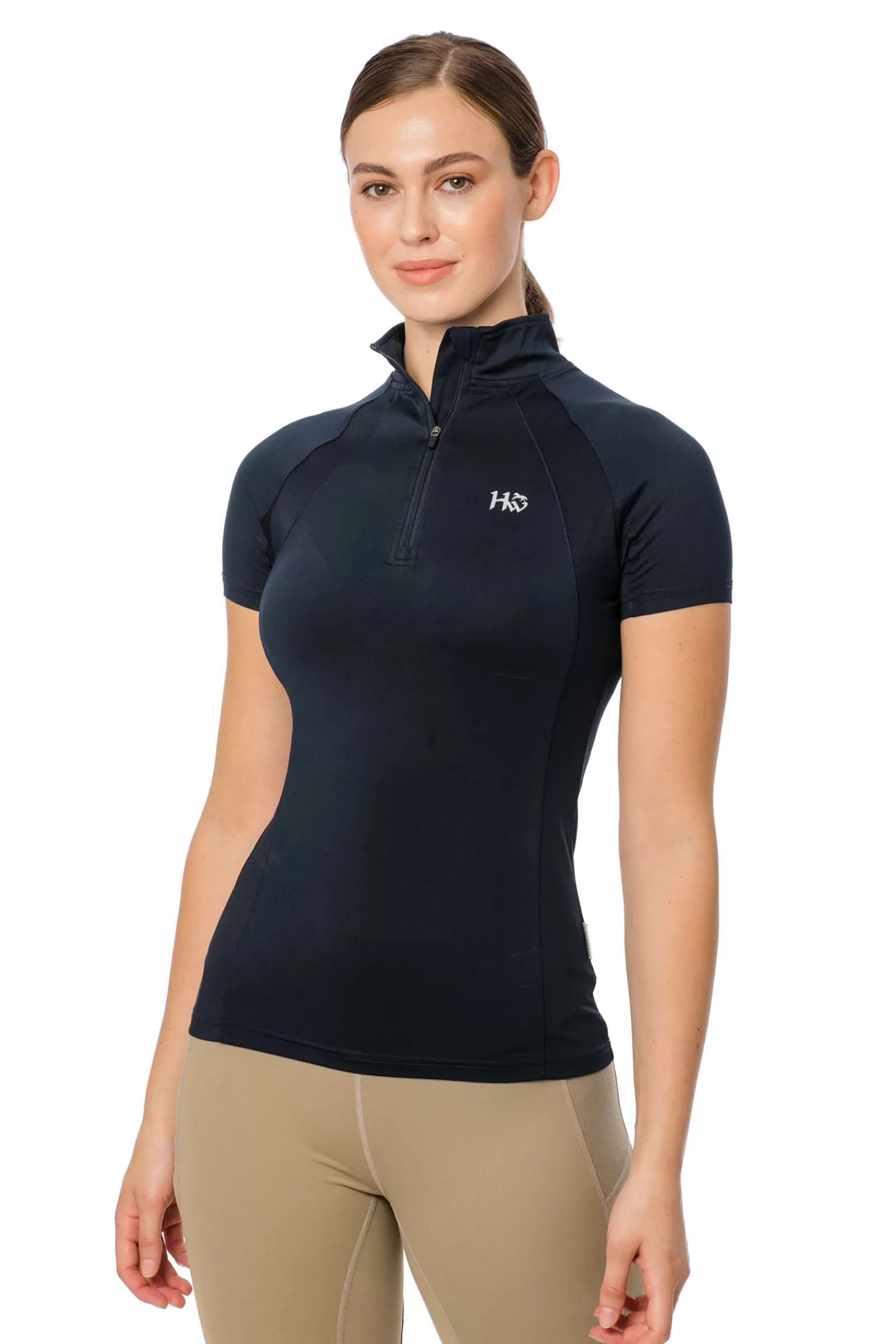 Shop horseware Aveen Half Zip Lyhythihainen, Tekninen Paita Db/Ab