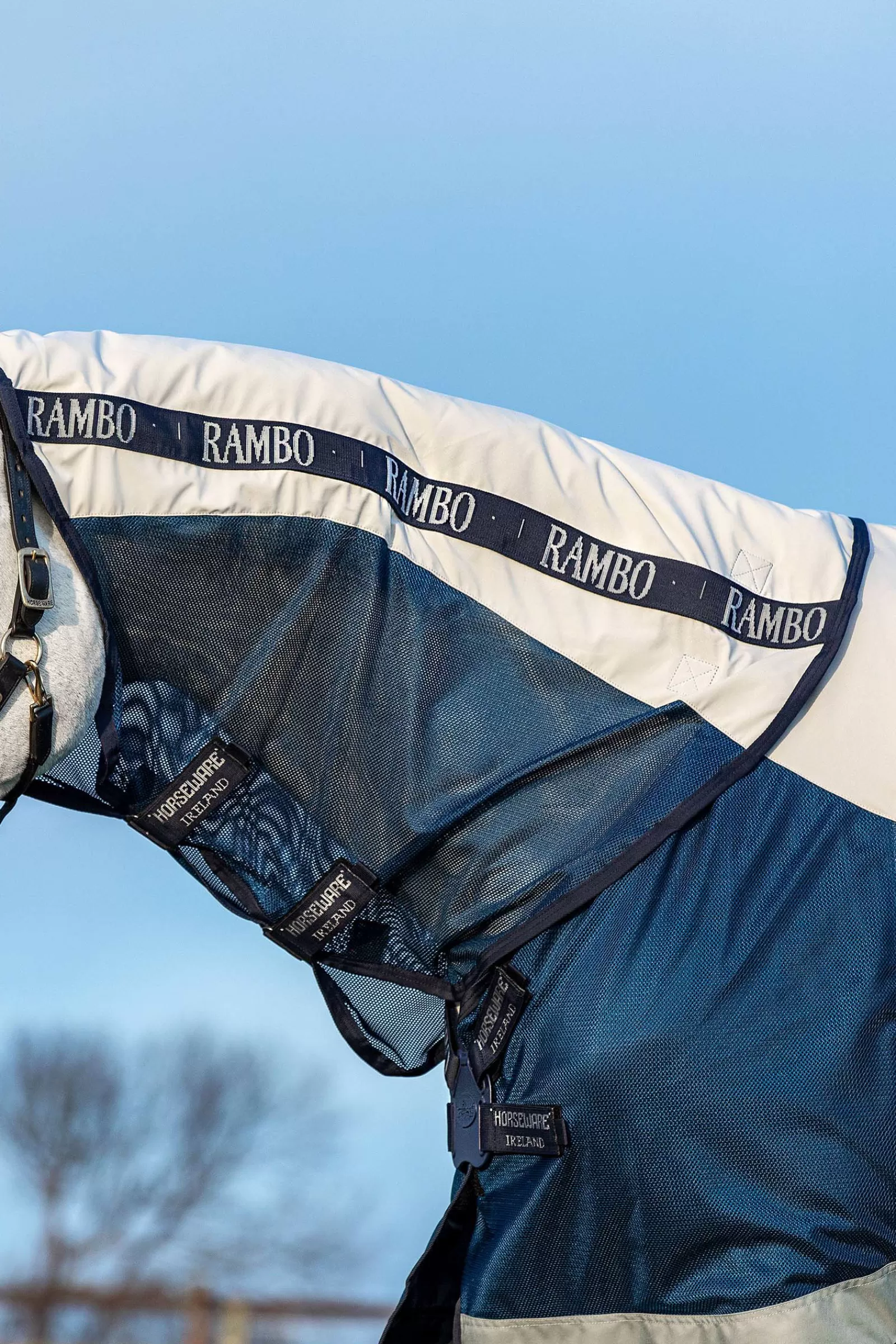 Shop horseware Rambo Summer Series Ulkoloimi Navy/Grey