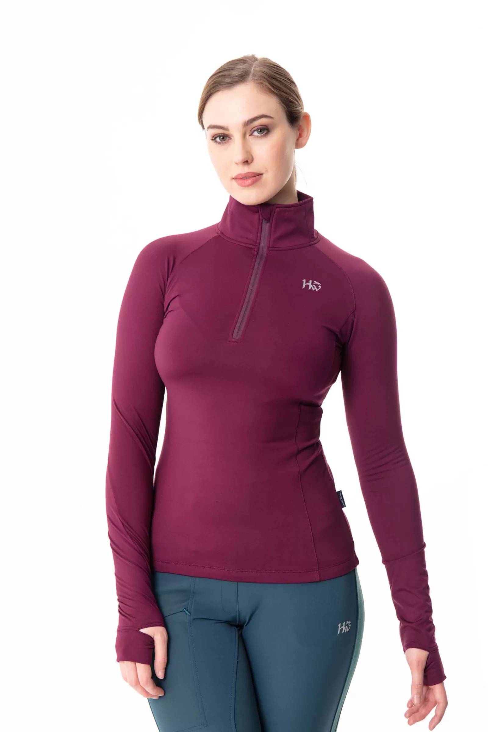 Hot horseware Thea Tech Quarter Zip Fleecepaita Beetroot Pink