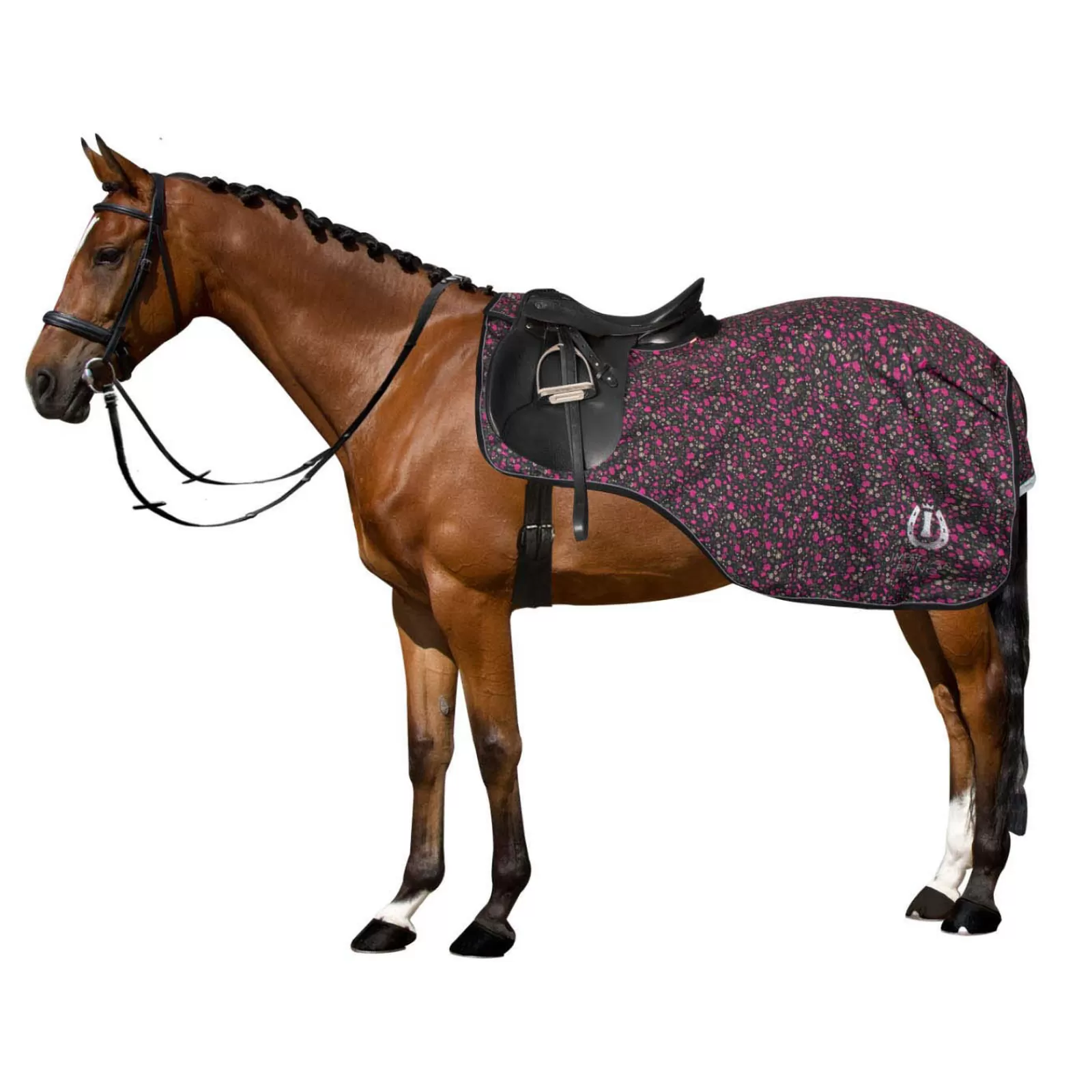 imperialriding Imperial Riding Irh Flower Power Super-Dry Exercise Sheet Black/ Flower Print Sale