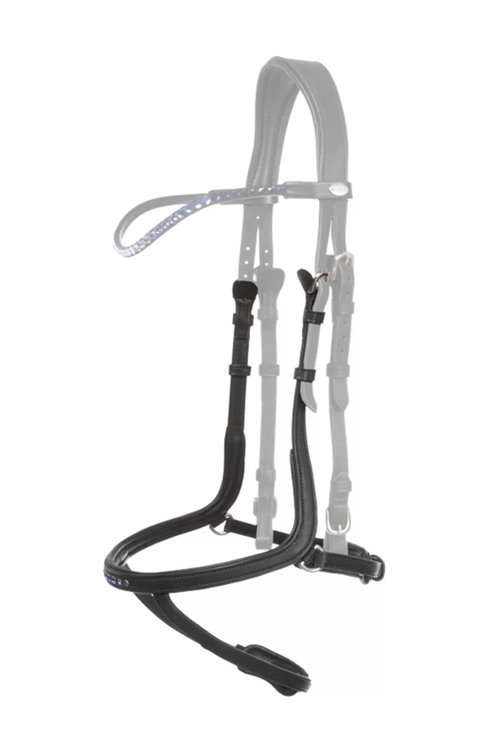 kavalkade Kongablar Ivy Noseband For Aradis Icelandic Bridle Black Hot