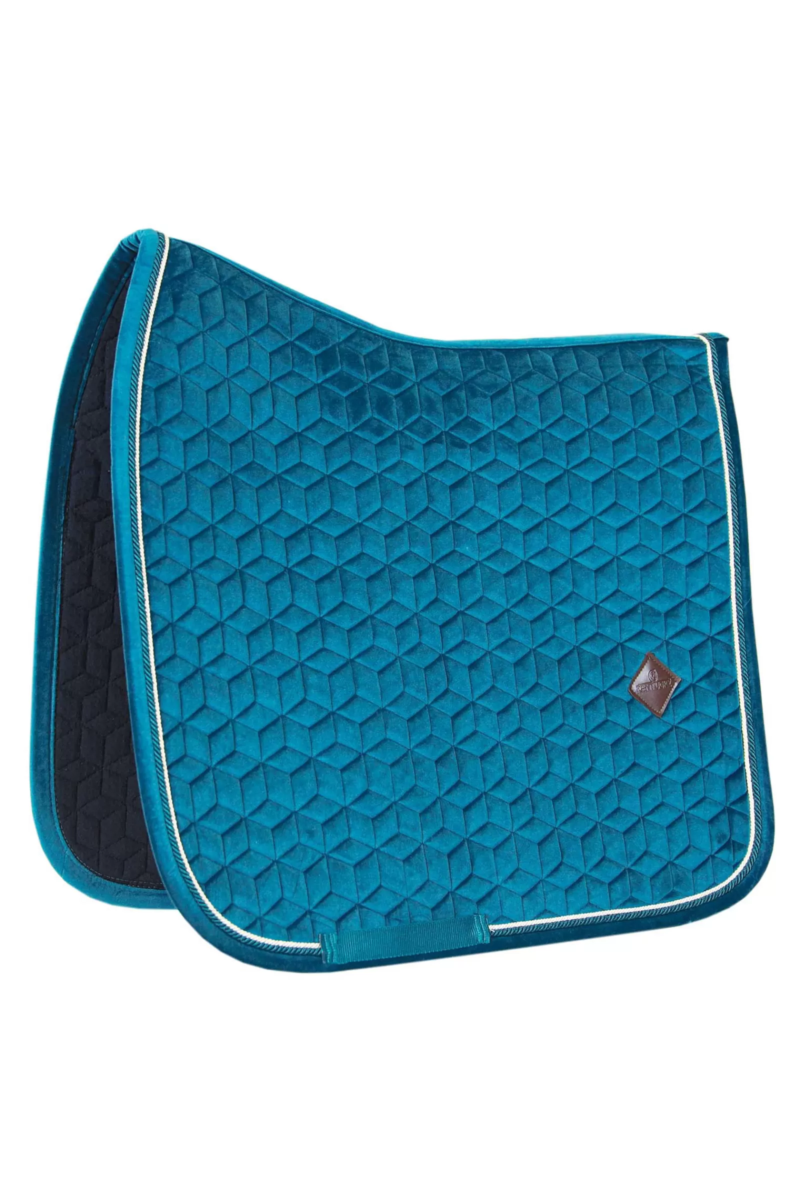 kentucky Horsewear Saddle Pad Velvet Dressage -Kouluratsastussatulahuopa Emerald Green Outlet