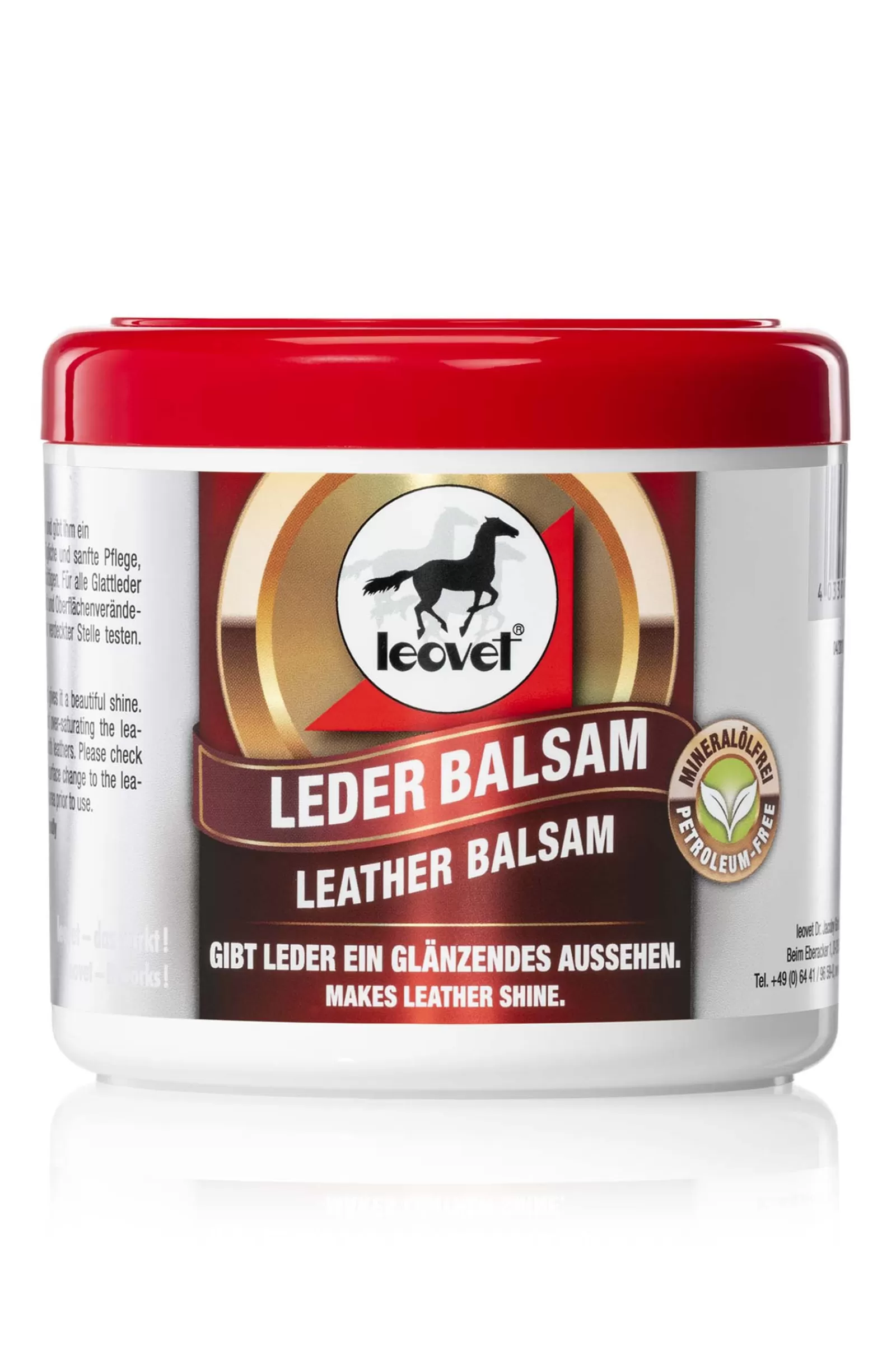 leovet Leather Balsam Nahan Hoitoaine Beige/ Red New