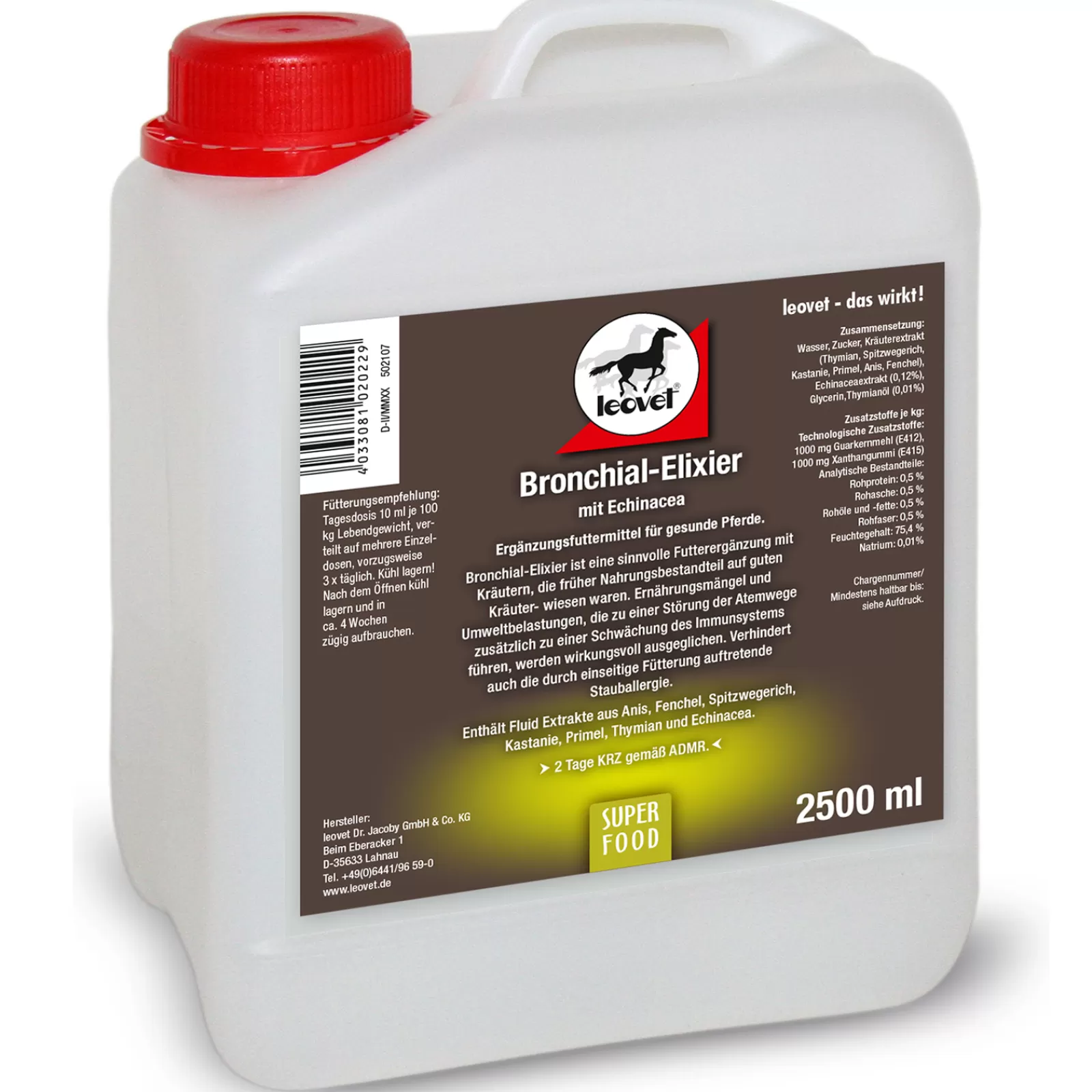 leovet Respiratory Siirappi, 2500 Ml Ei Maaritelty Hot