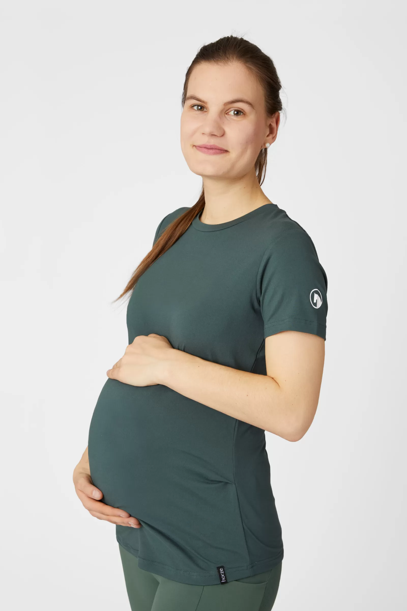 Flash Sale * Lily Maternity Toiminnallinen T-Paita Cilantro Green