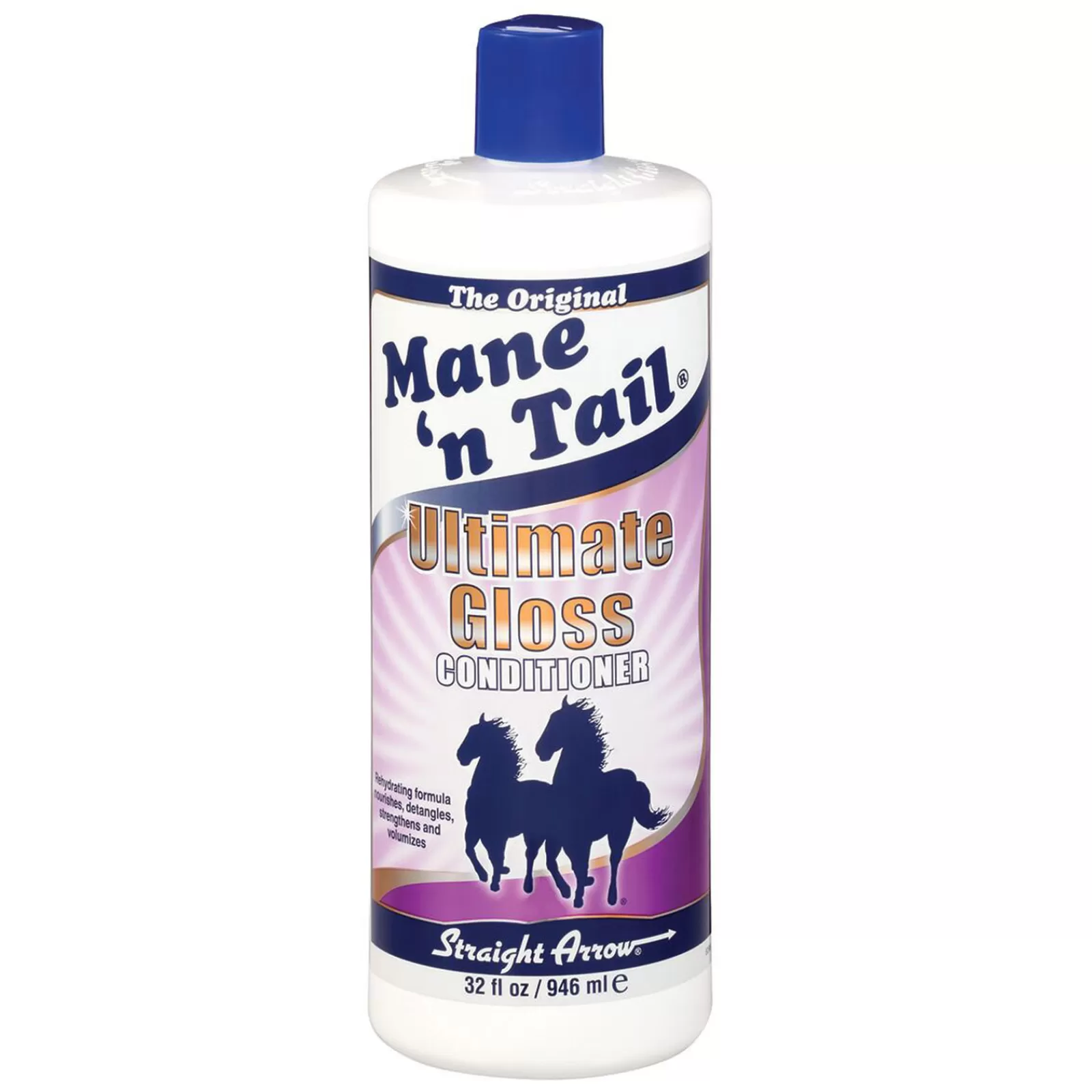 manentail Mane 'N Tail - Ultimate Gloss -Hoitoaine, 946 Ml Purple New