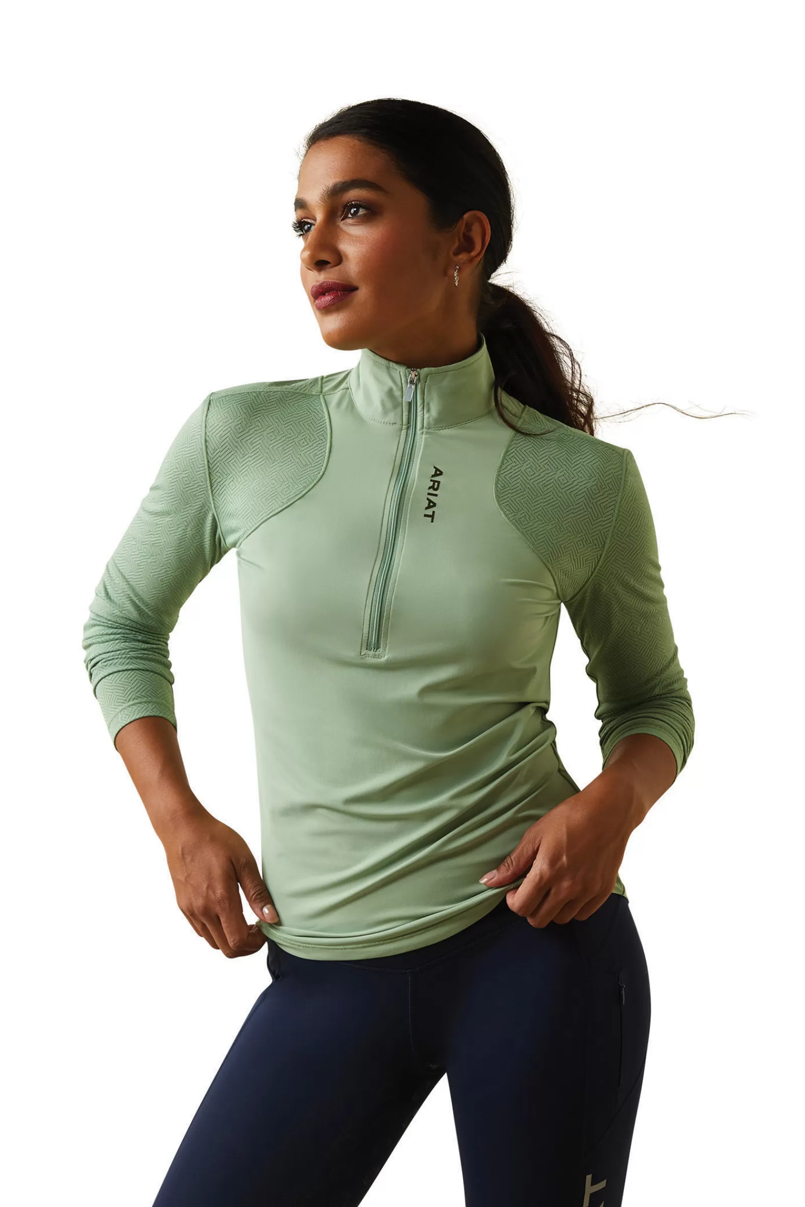 New ariat Naisten Breathe Baselayer Bright Green