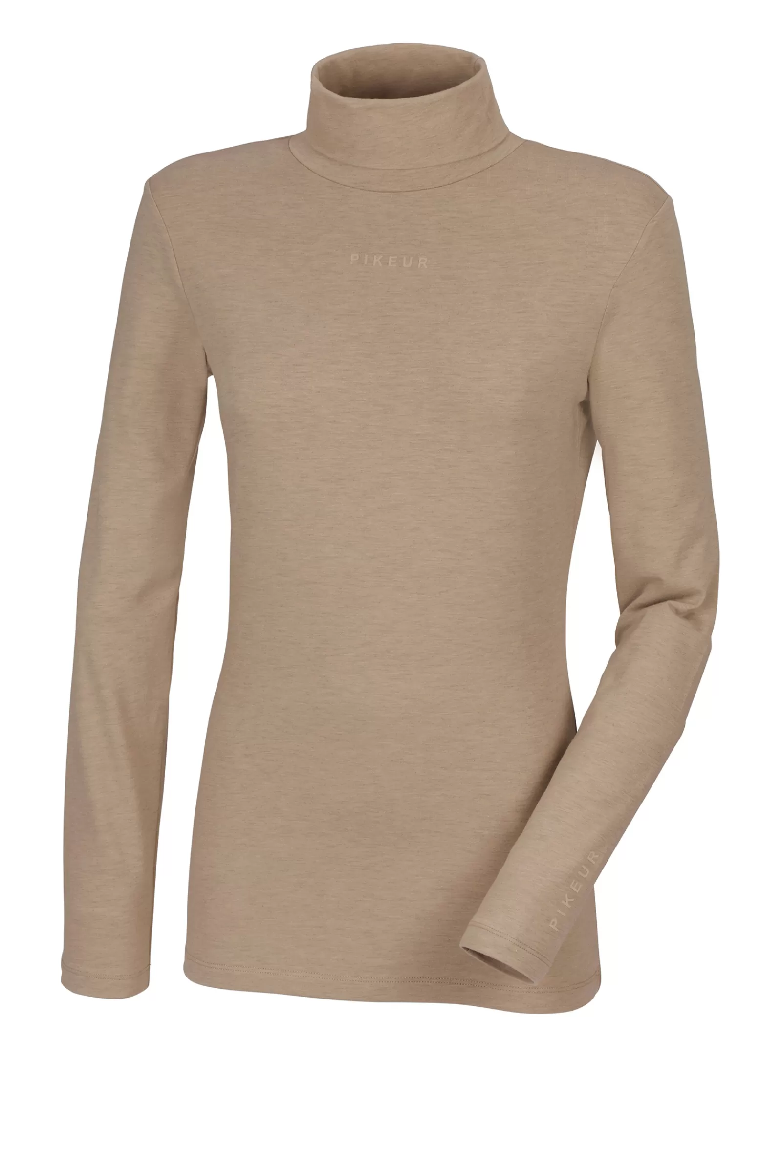 New pikeur Naisten Classic Sports Rollneck Soft Taupe Melange