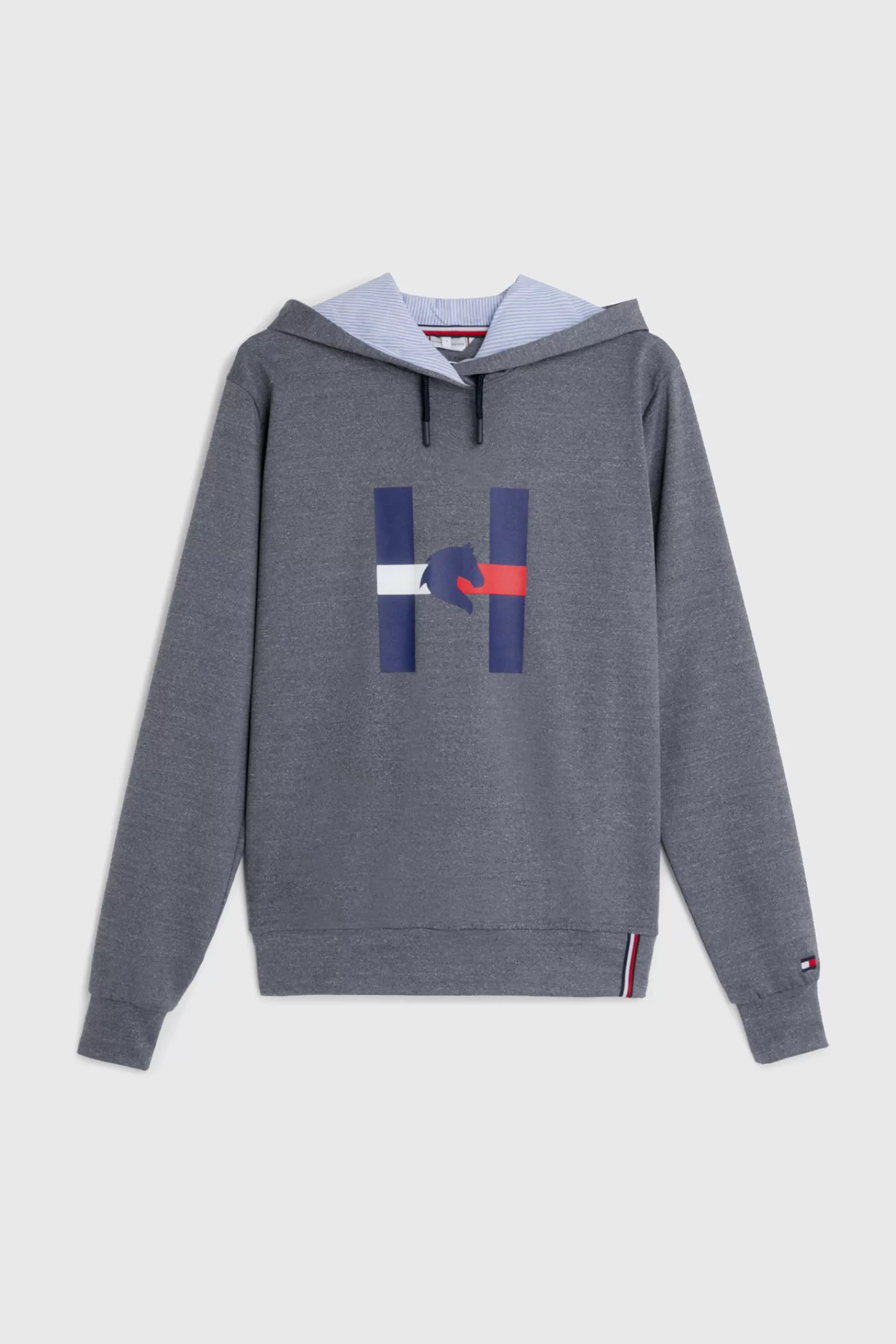 Flash Sale tommyhilfigerequestrian Naisten Tommy Hilfiger Equestrian H Logo -Huppari Ash Grey