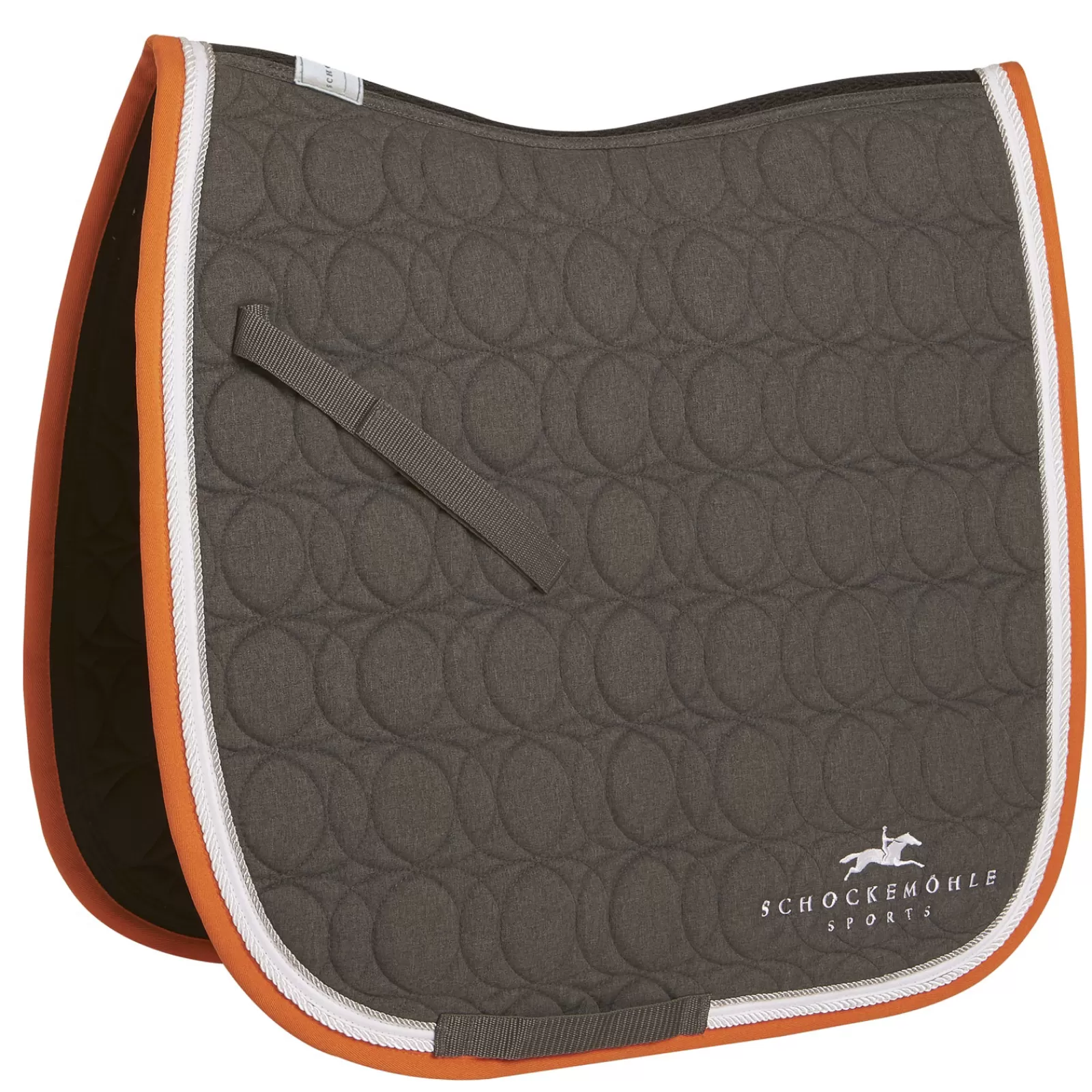 schockemohle Air Cool Dressage Pad Dl Ii -Kouluratsastussatulahuopa Grey Melange/Orange Shop