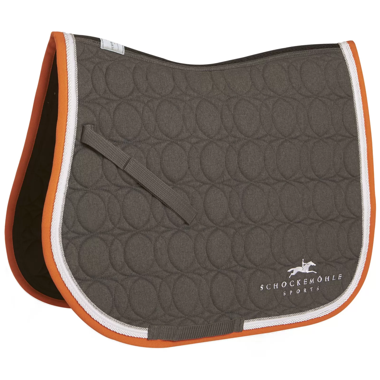 schockemohle Air Cool Jumping Pad Sl Ii -Esteratsastussatulahuopa Grey Melange/Orange Online