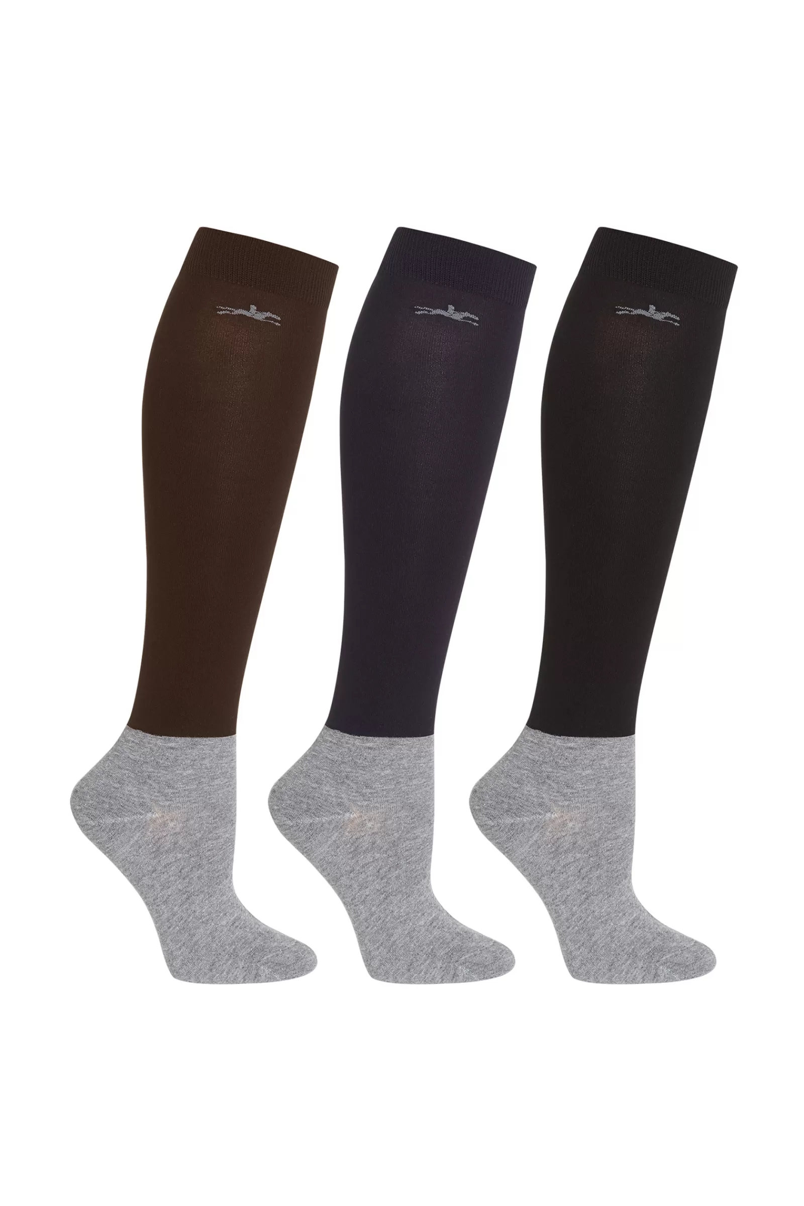 Hot schockemohle Show Socks Brown/Dark Blue