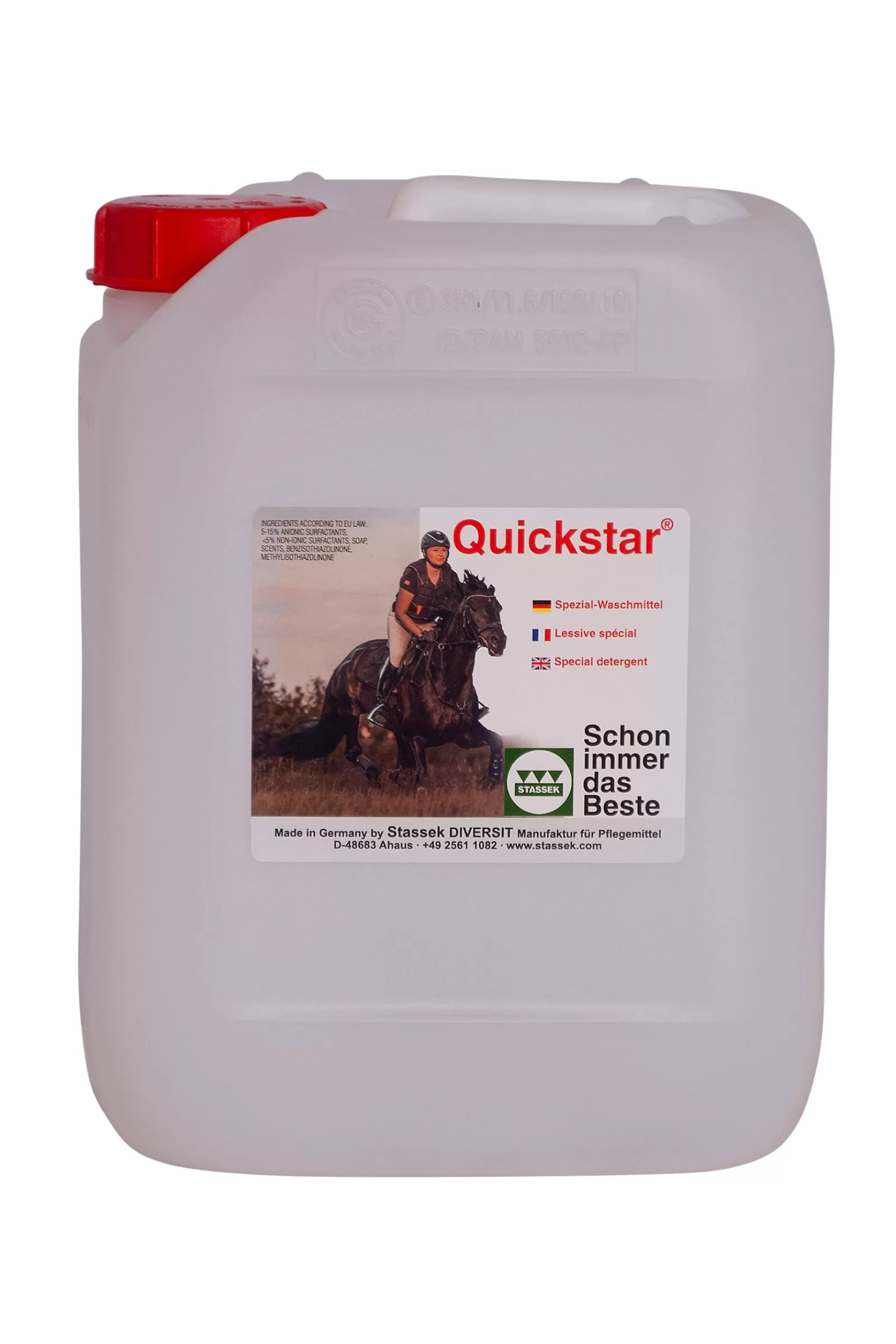 stassek Quickstar Pesuaine Nahalle Ja Villalle, 5 Litraa Clear New