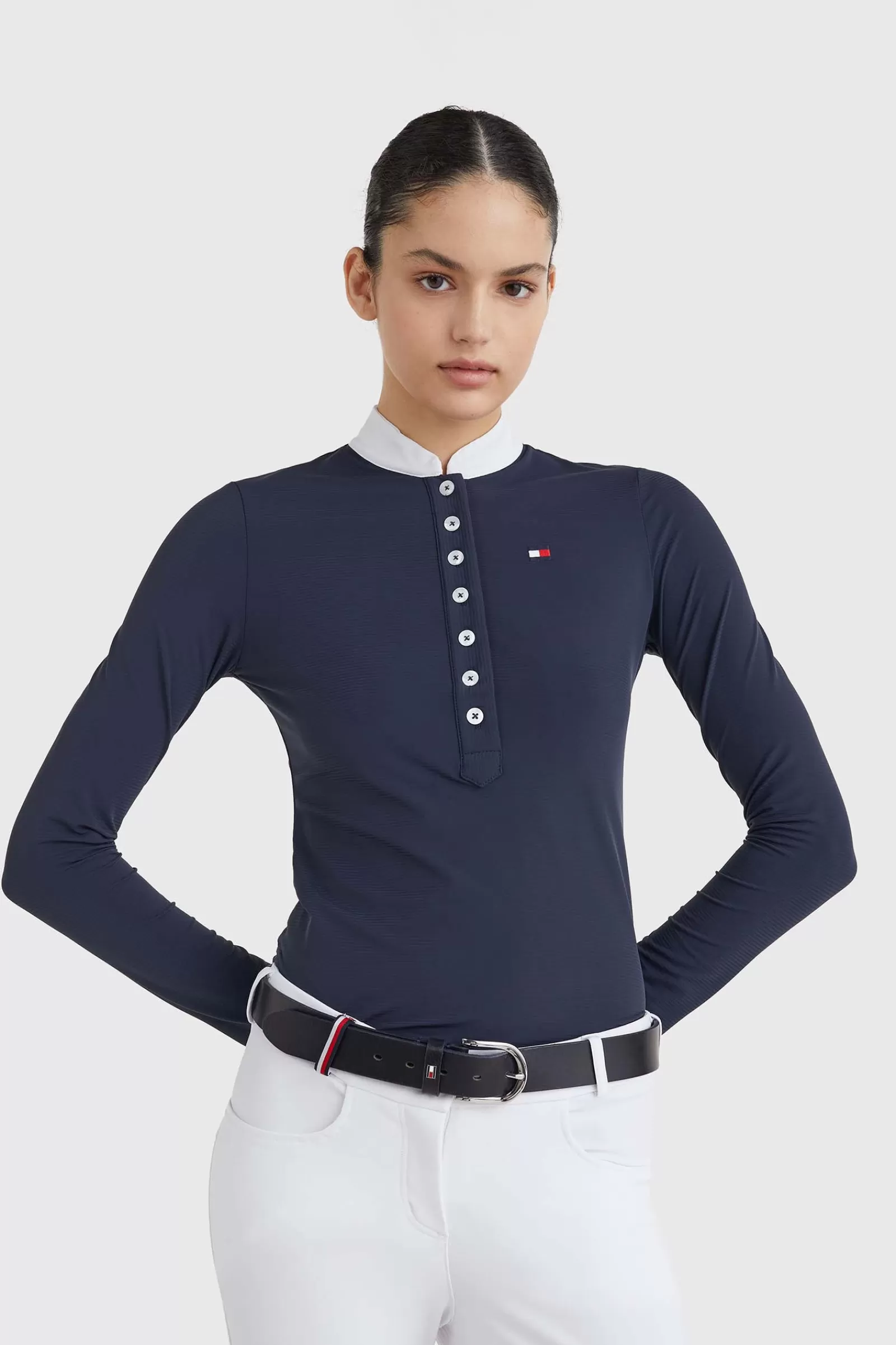 Best tommyhilfigerequestrian Tommy Hilfiger Equestrian Naisten Pitkahihainen Kilpailupaita Db/Ab