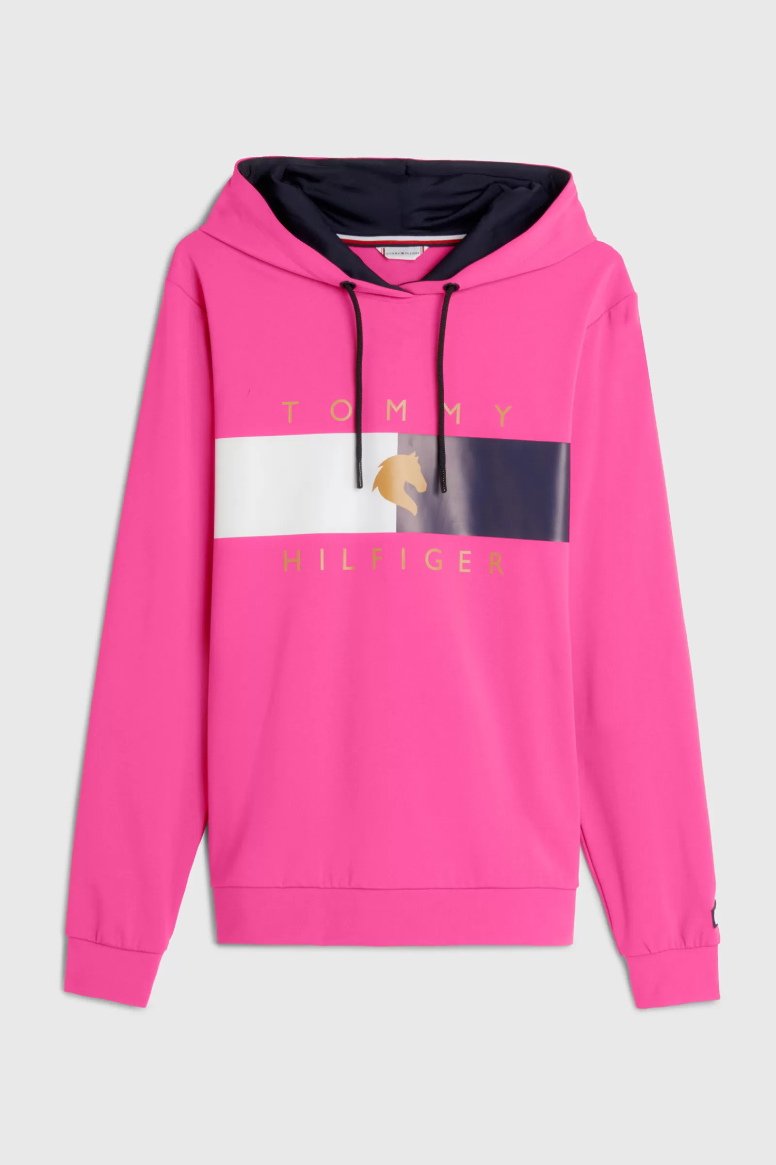 Outlet tommyhilfigerequestrian Tommy Hilfiger Equestrian Tommy Flag Performance Naisten Huppari Magenta Pink