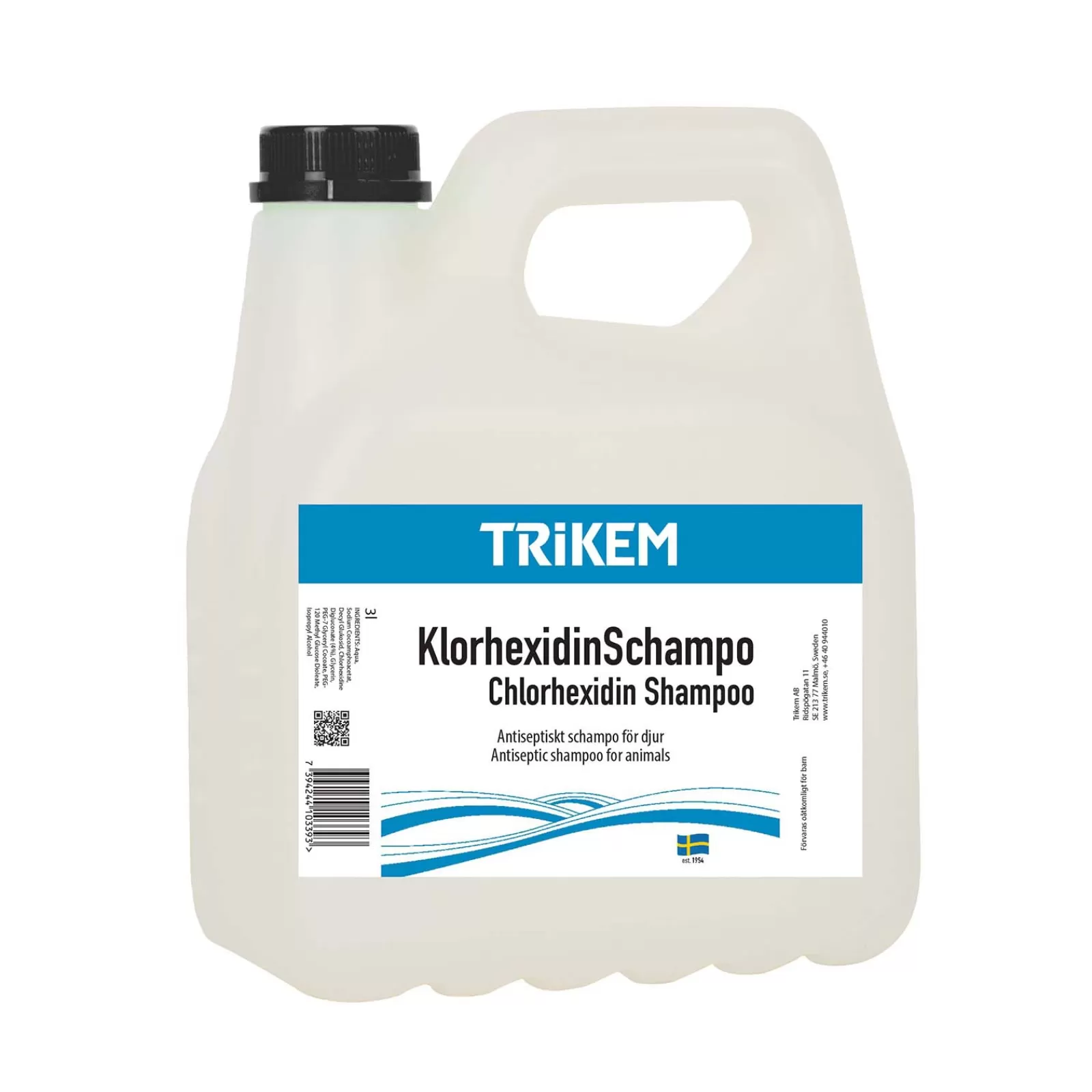 trikemsport Trikem Radital Klooriheksidiini Shampoo, 3000 Ml Ei Maaritelty New