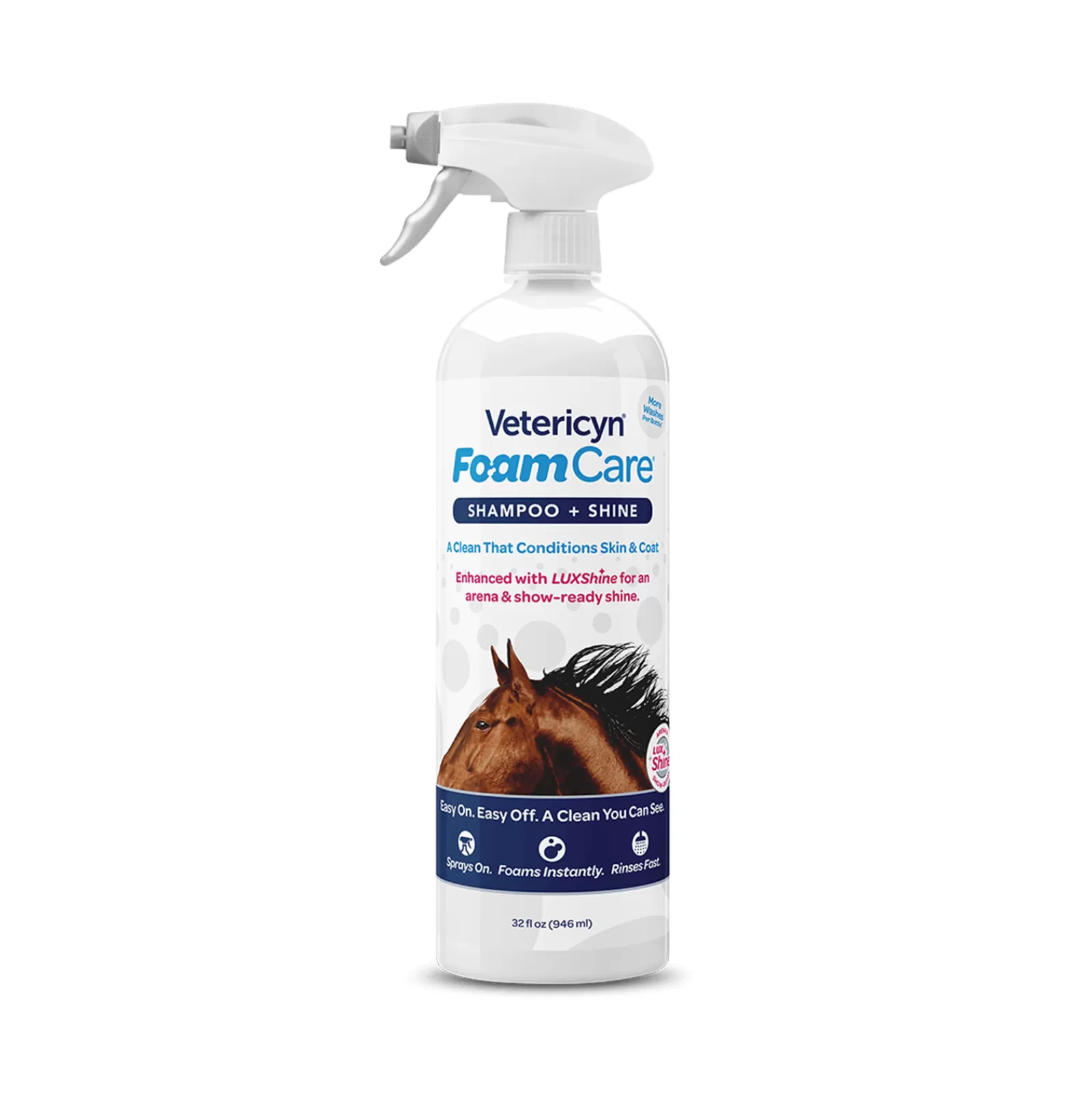 vetericyn Foamcare® Equine Shampoo, 946 Ml Ei Maaritelty New