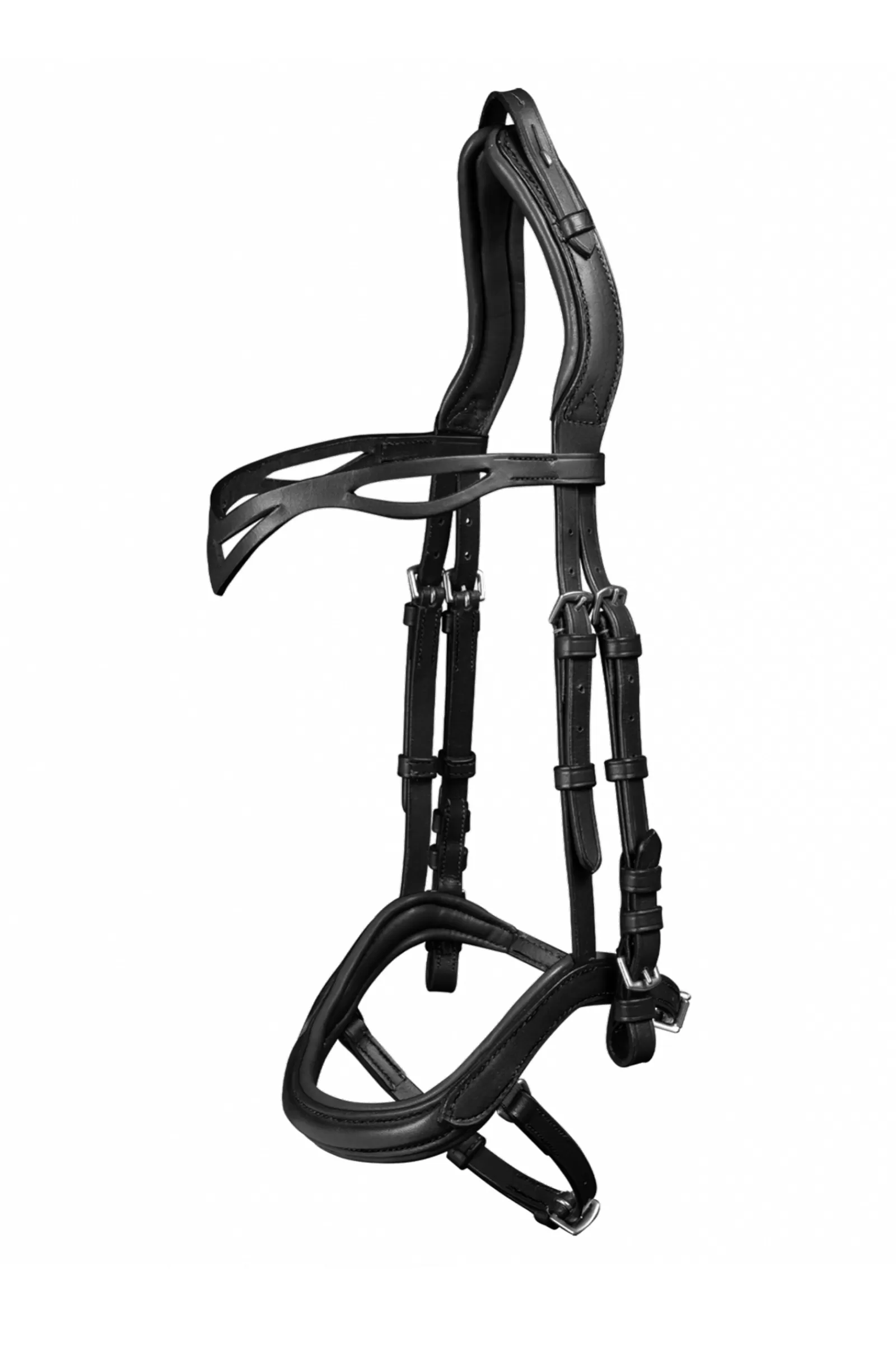 waldhausen Anatomical Icelandic Bridle Black Hot