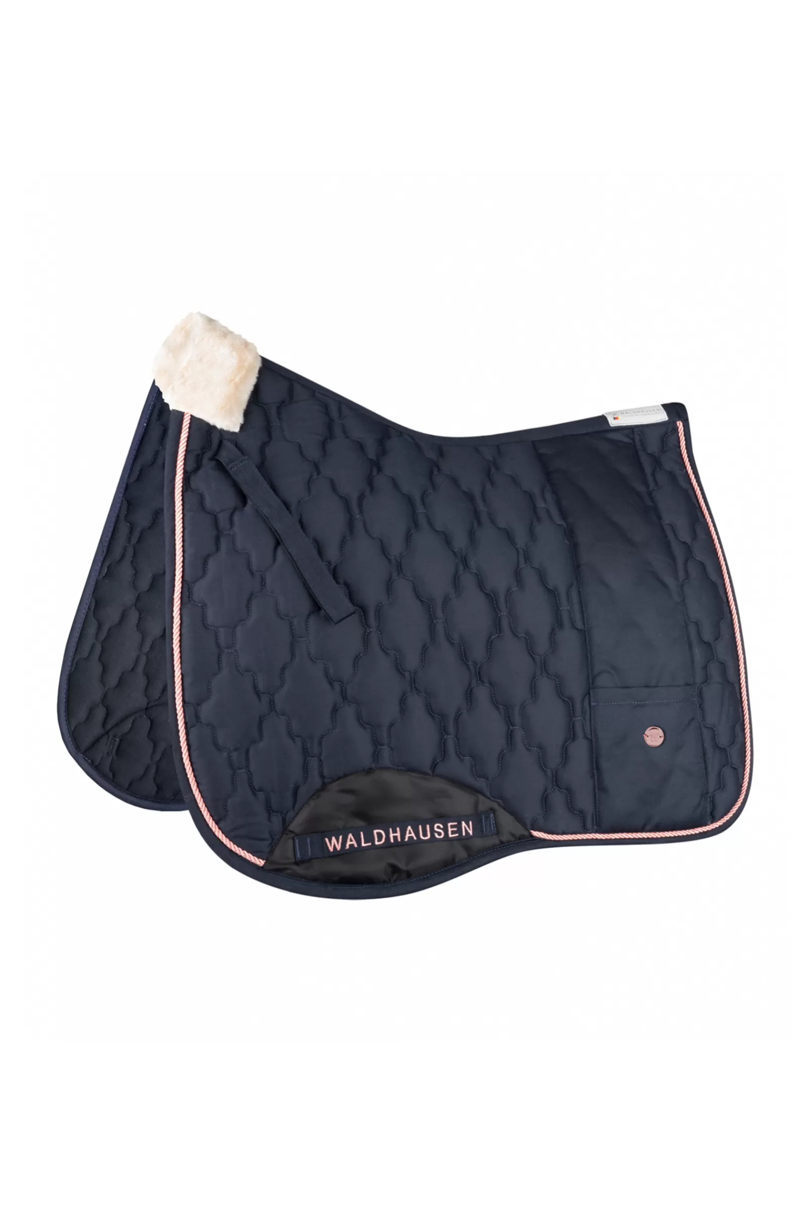 waldhausen Modern Rose Dressage Saddle Pad Navy/Rosegold Sale