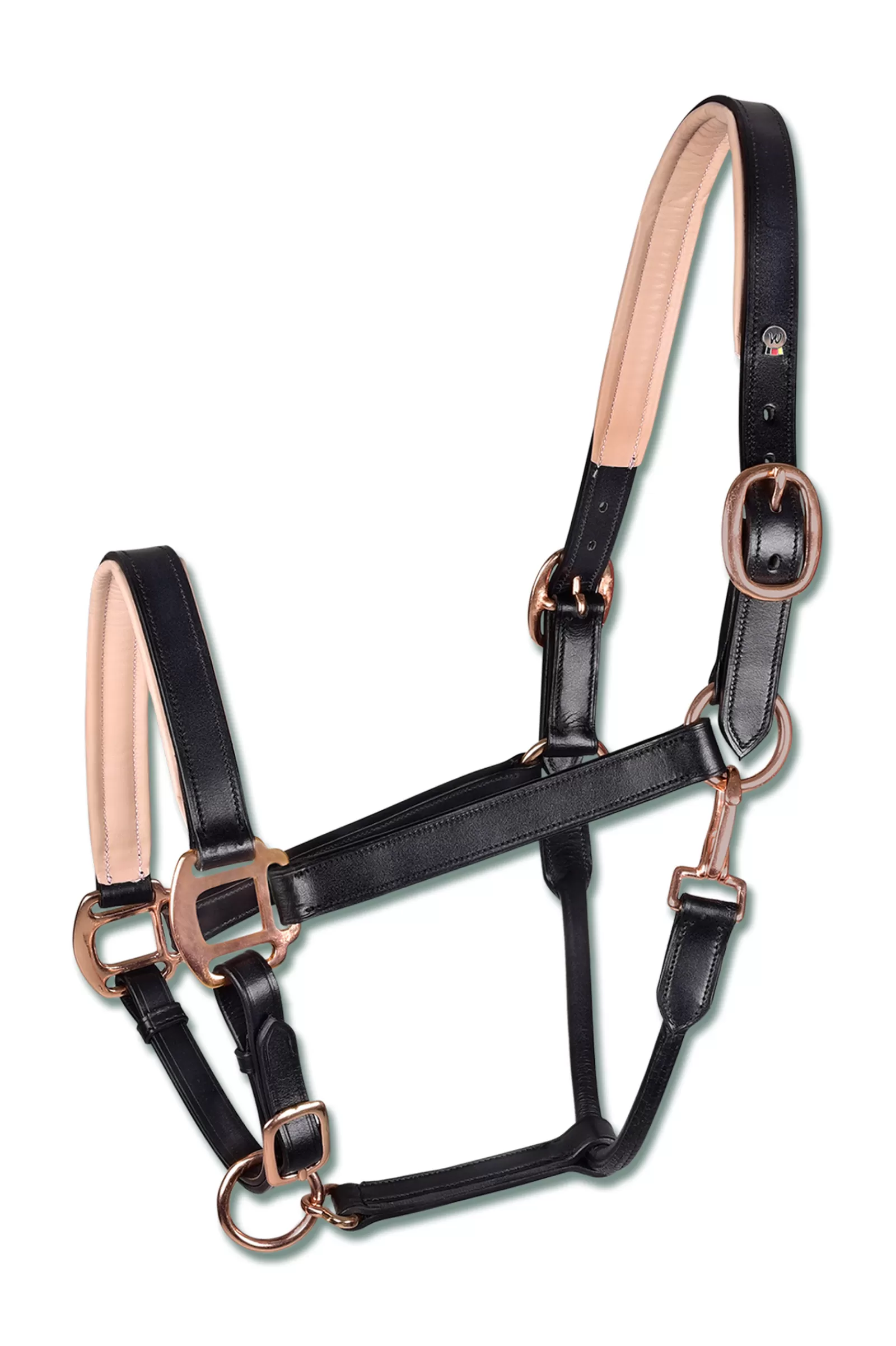 waldhausen X-Line Leather Halter Rose Black Discount